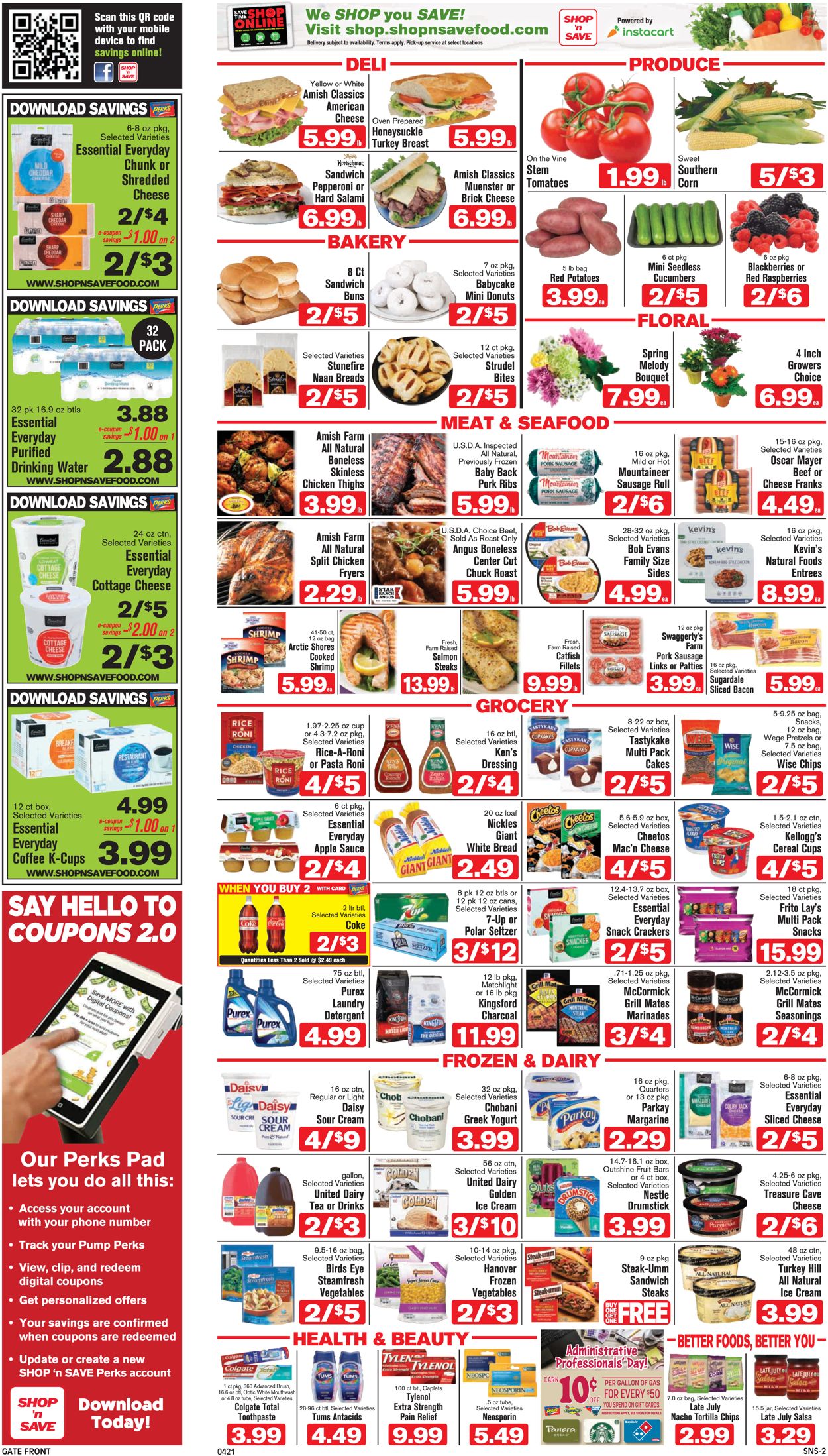 Shop ‘n Save (Pittsburgh) Weekly Ad Circular - valid 04/21-04/27/2022 (Page 2)