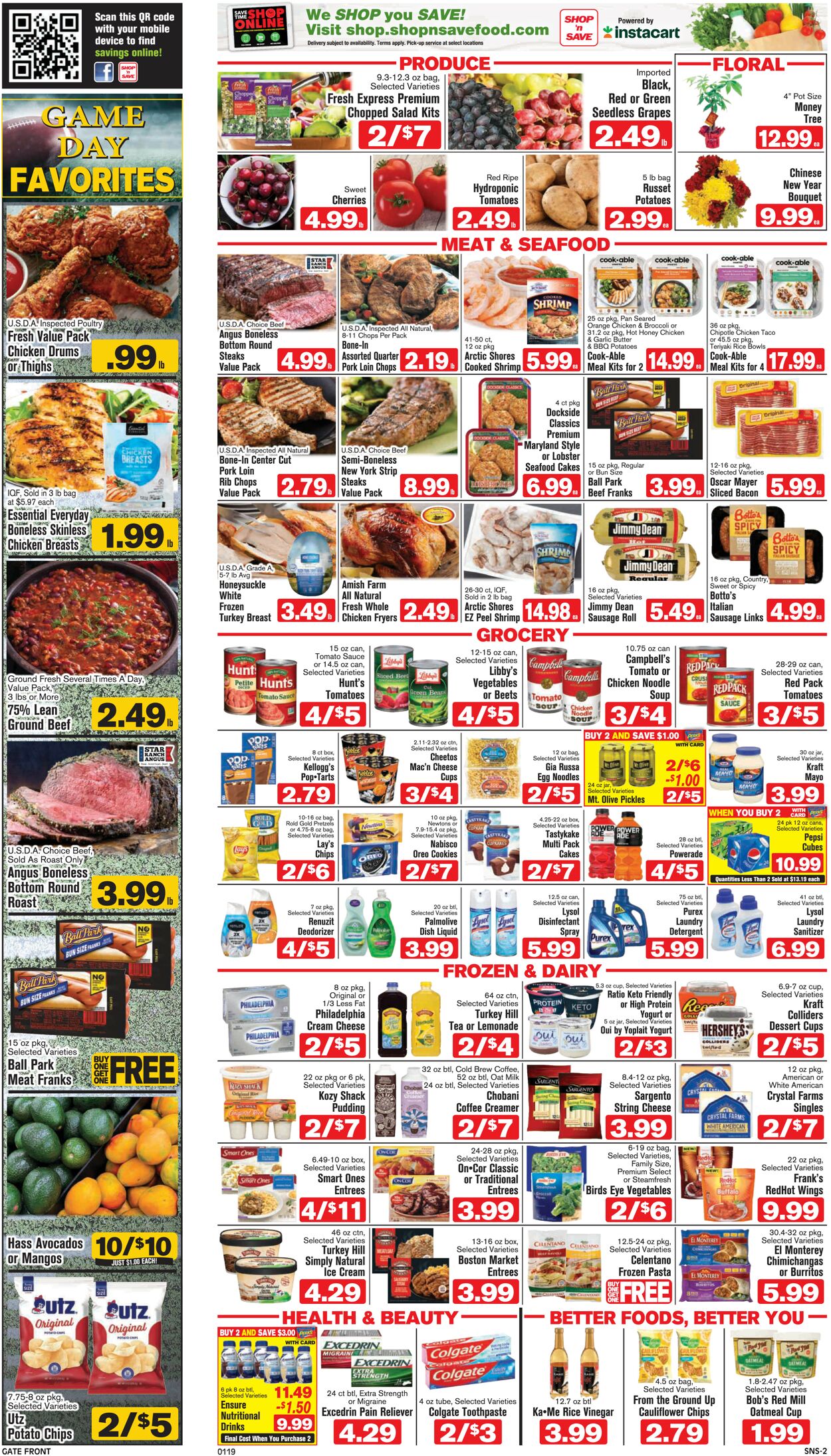 Shop ‘n Save (Pittsburgh) Weekly Ad Circular - valid 01/19-01/25/2023 (Page 2)