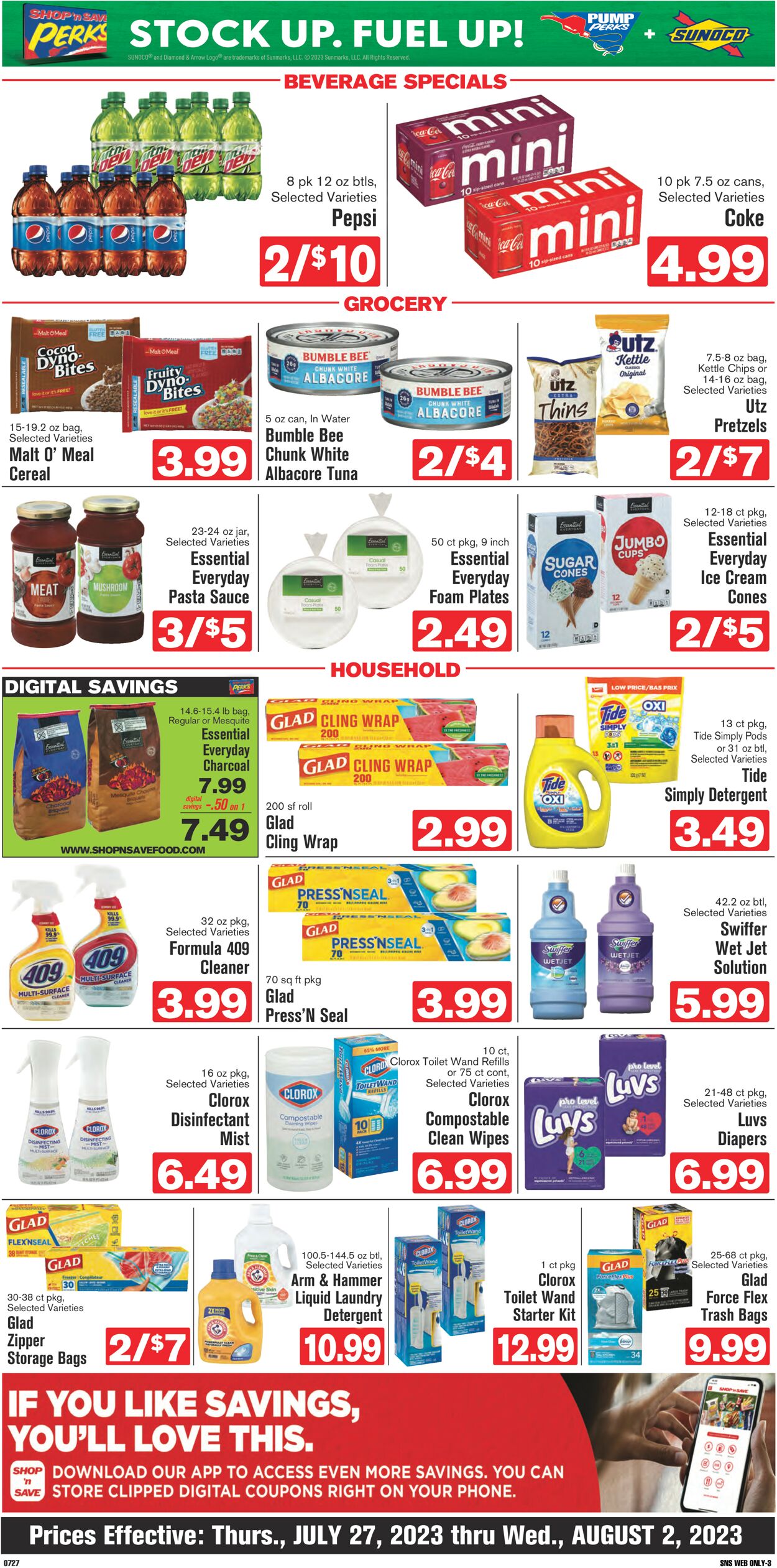 Shop ‘n Save (Pittsburgh) Weekly Ad Circular - valid 07/27-08/02/2023 (Page 7)