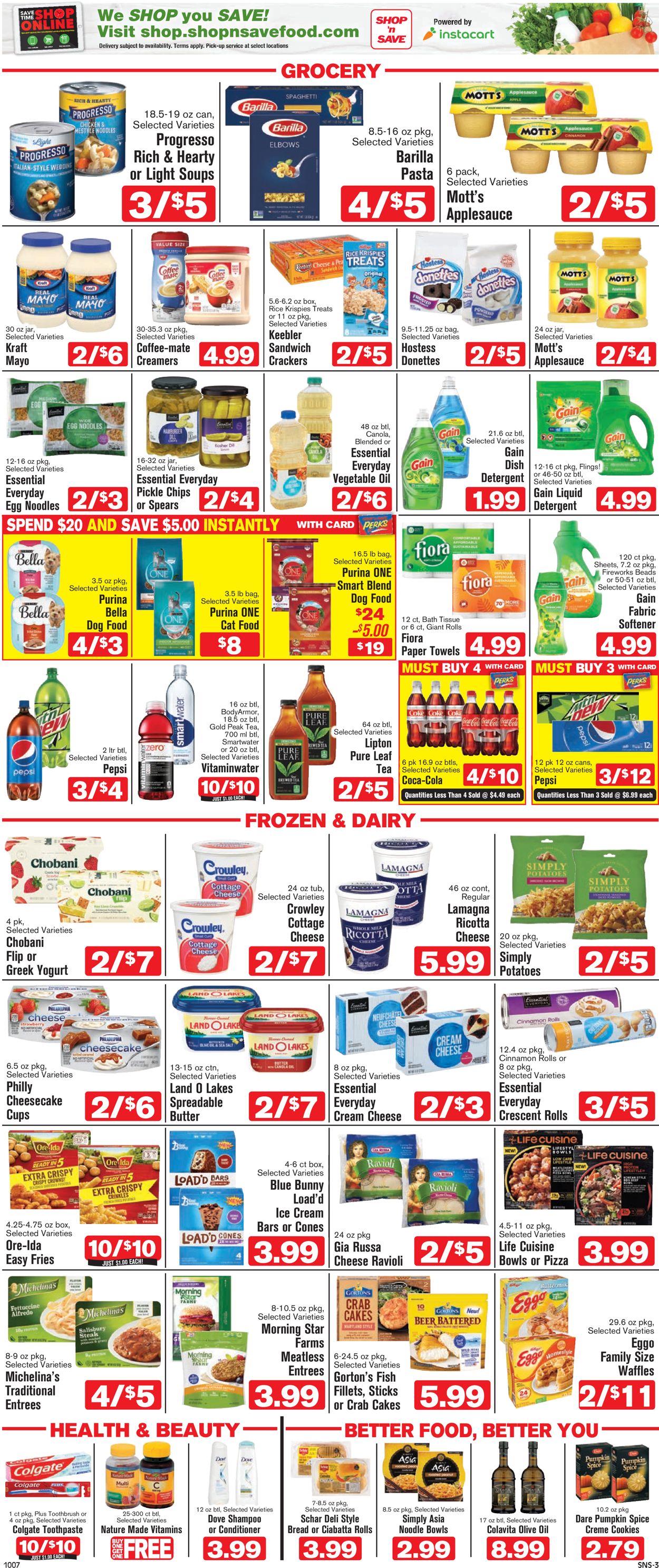 Shop ‘n Save Weekly Ad Circular - valid 10/07-10/13/2021 (Page 3)