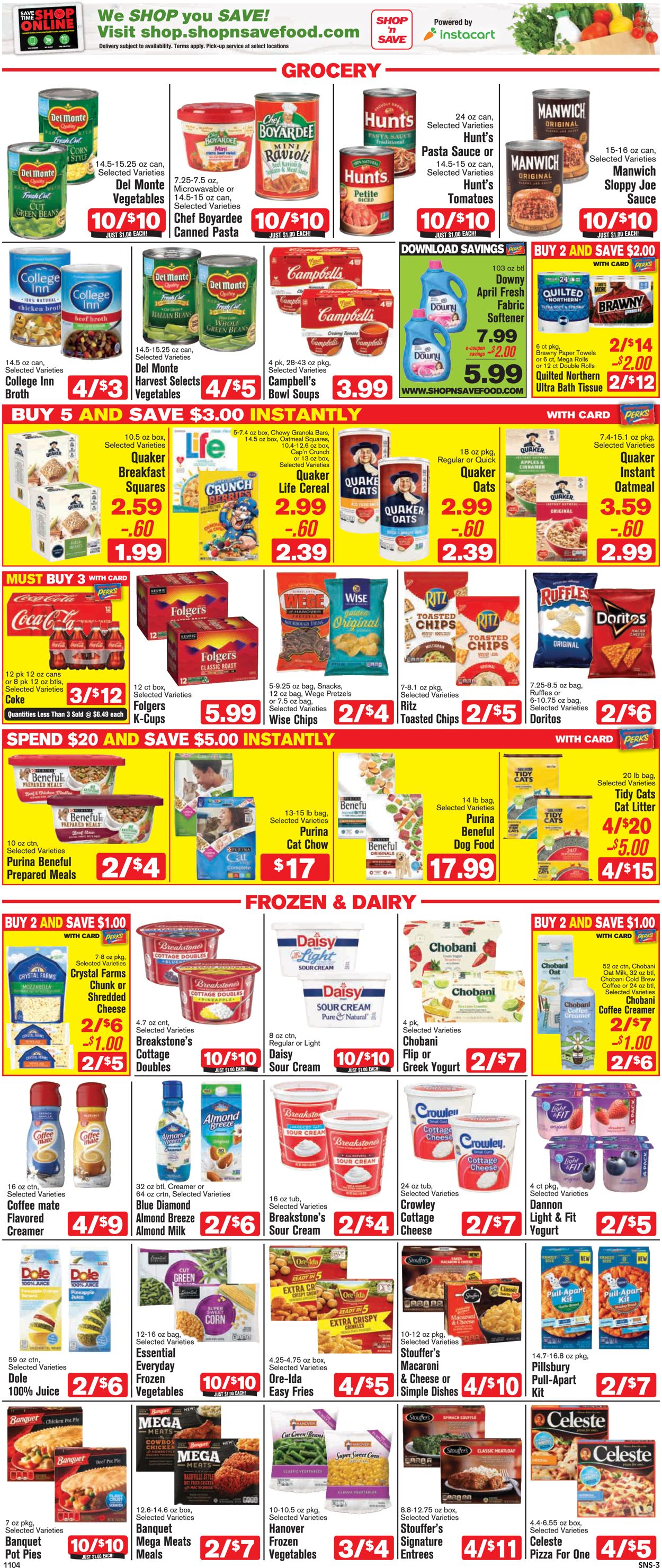 Shop ‘n Save Weekly Ad Circular - valid 11/04-11/10/2021 (Page 3)