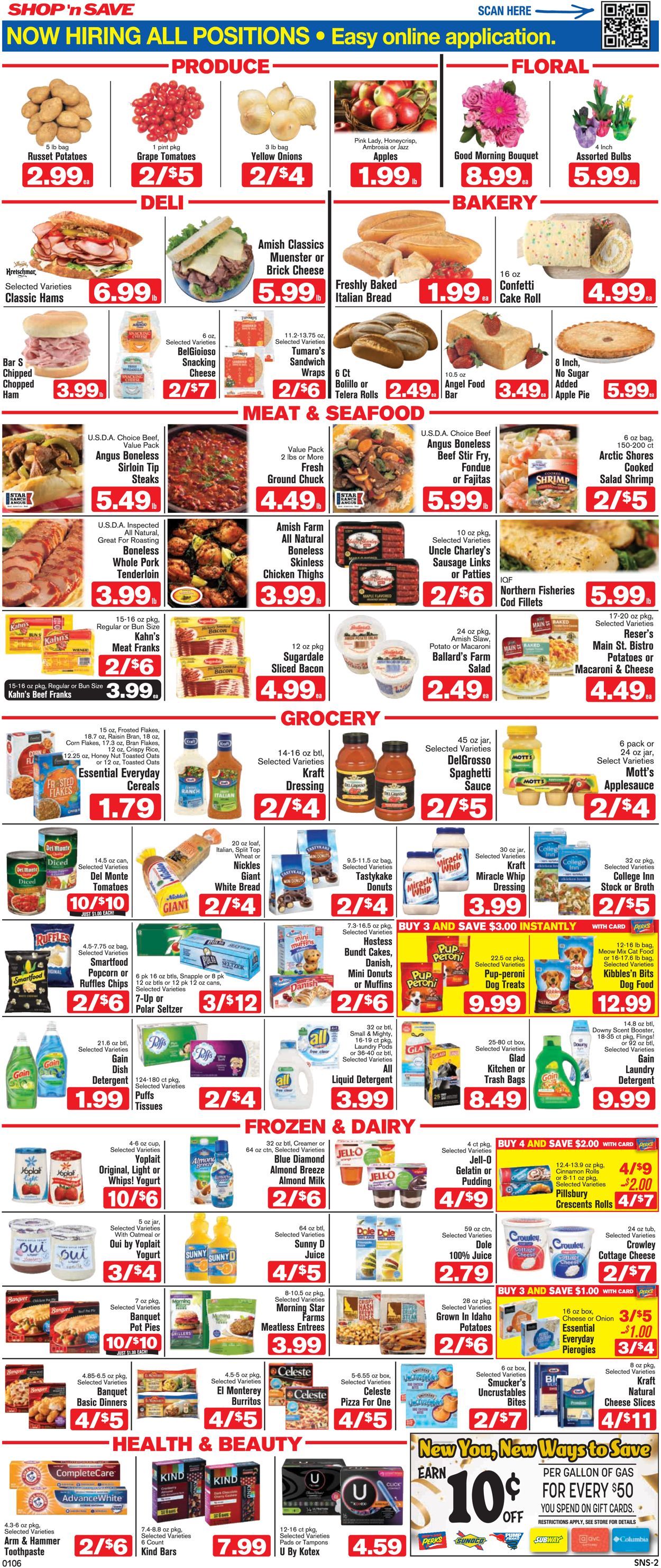 Shop ‘n Save Weekly Ad Circular - valid 01/06-01/19/2022 (Page 2)