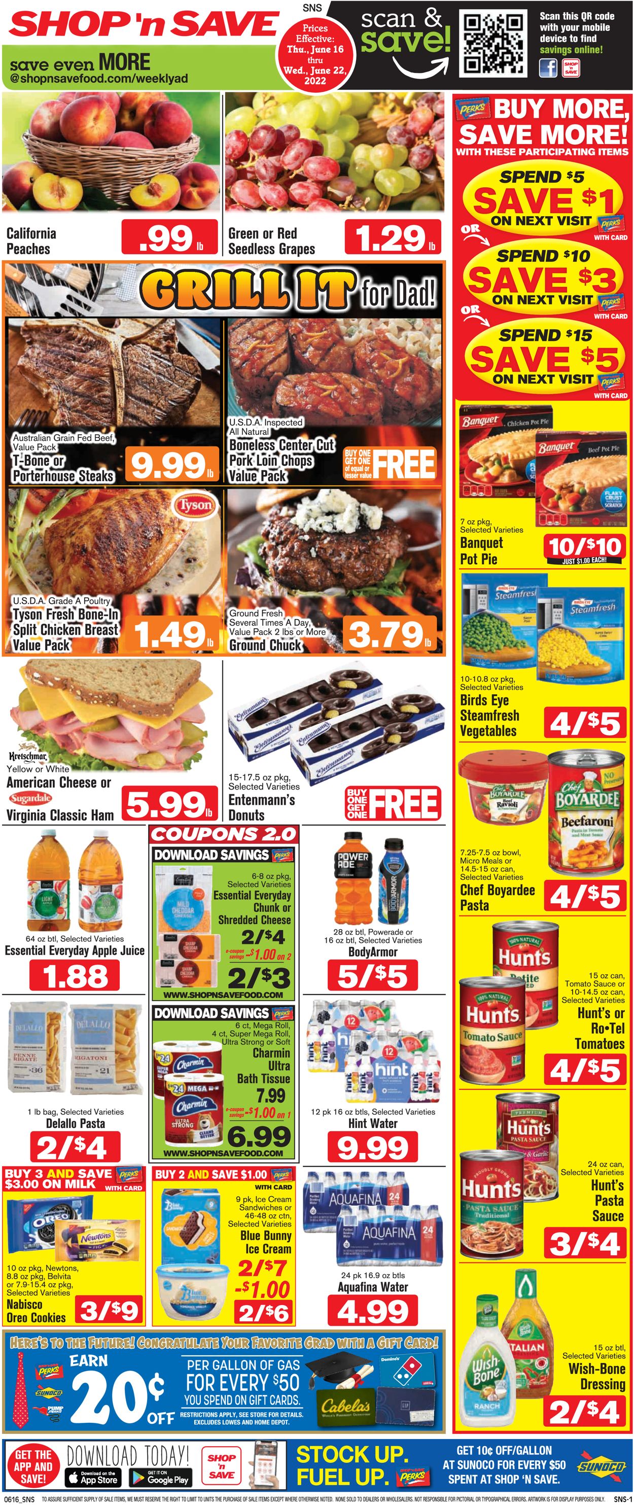 Shop ‘n Save Weekly Ad Circular - valid 06/16-06/22/2022