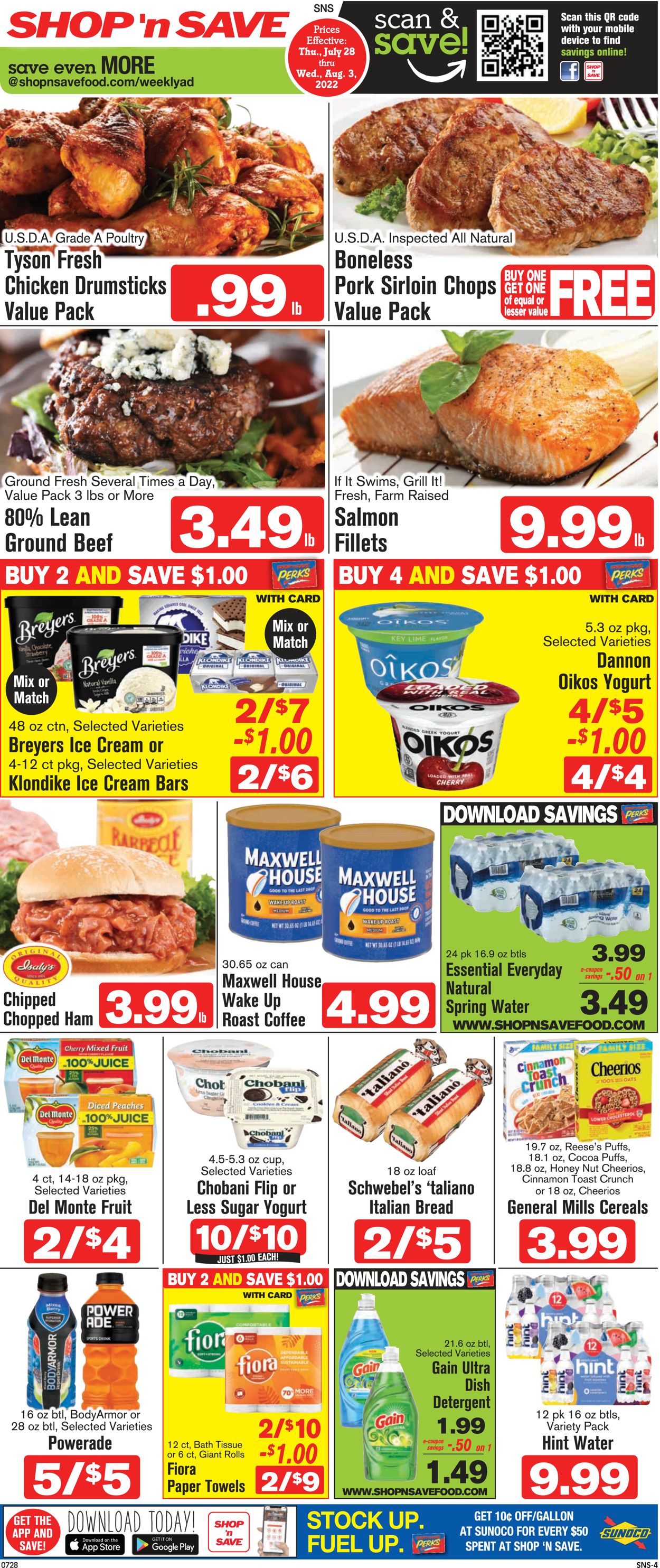 Shop ‘n Save Weekly Ad Circular - valid 07/28-08/03/2022 (Page 4)