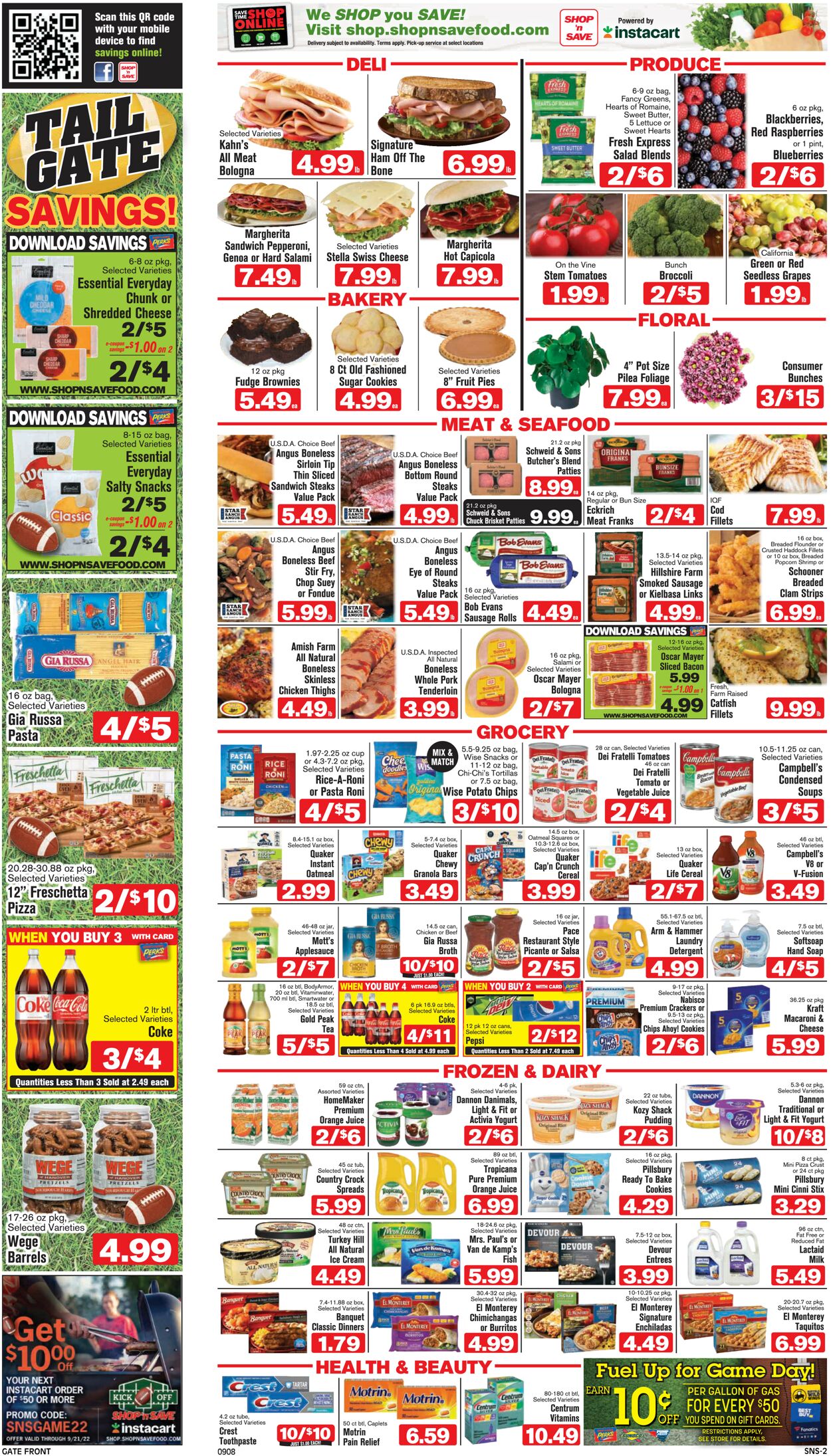 Shop ‘n Save Weekly Ad Circular - valid 09/08-09/14/2022 (Page 2)