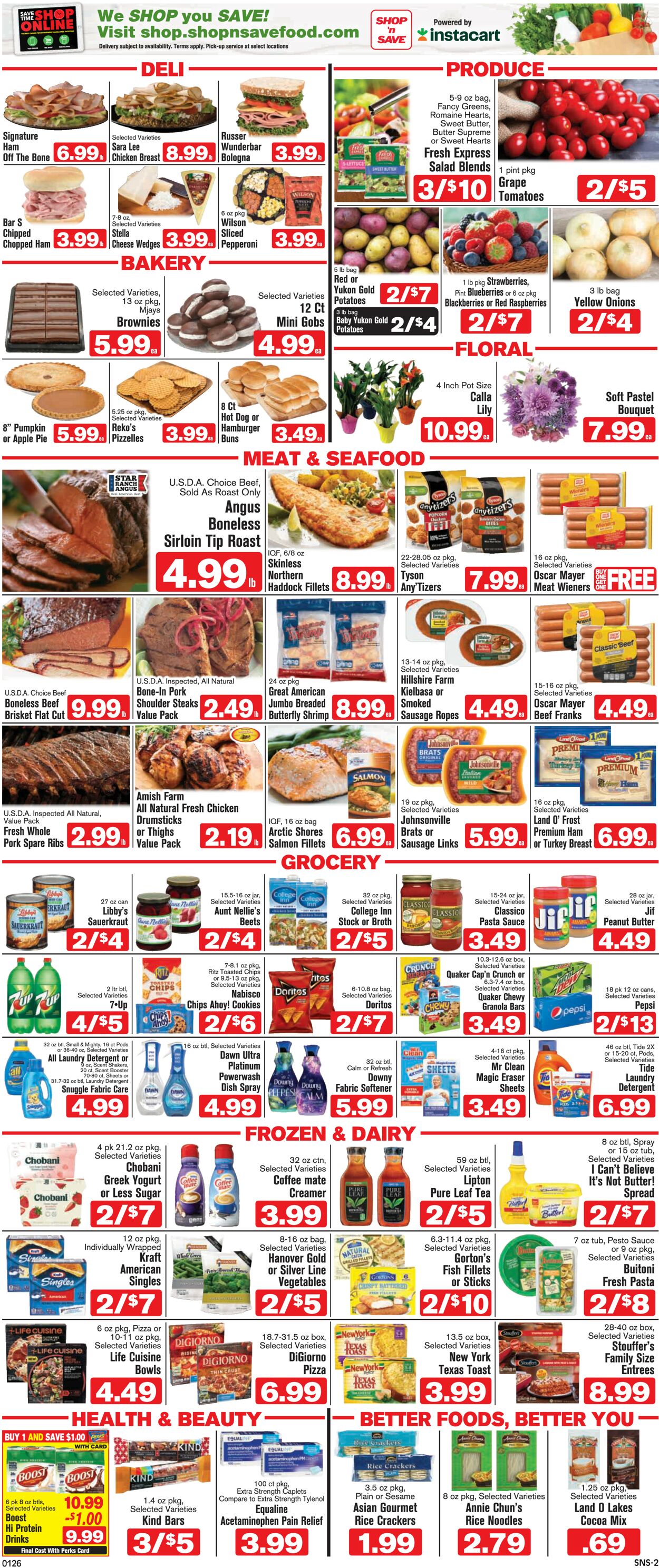 Shop ‘n Save Weekly Ad Circular - valid 01/26-02/01/2023 (Page 2)