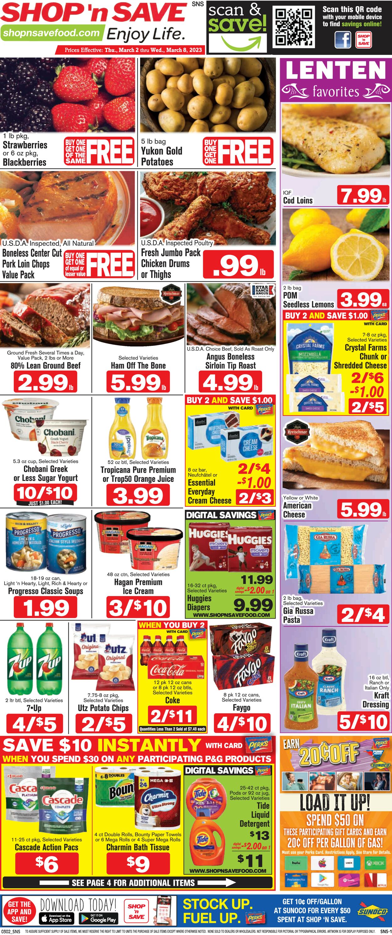 Shop ‘n Save Weekly Ad Circular - valid 03/02-03/08/2023