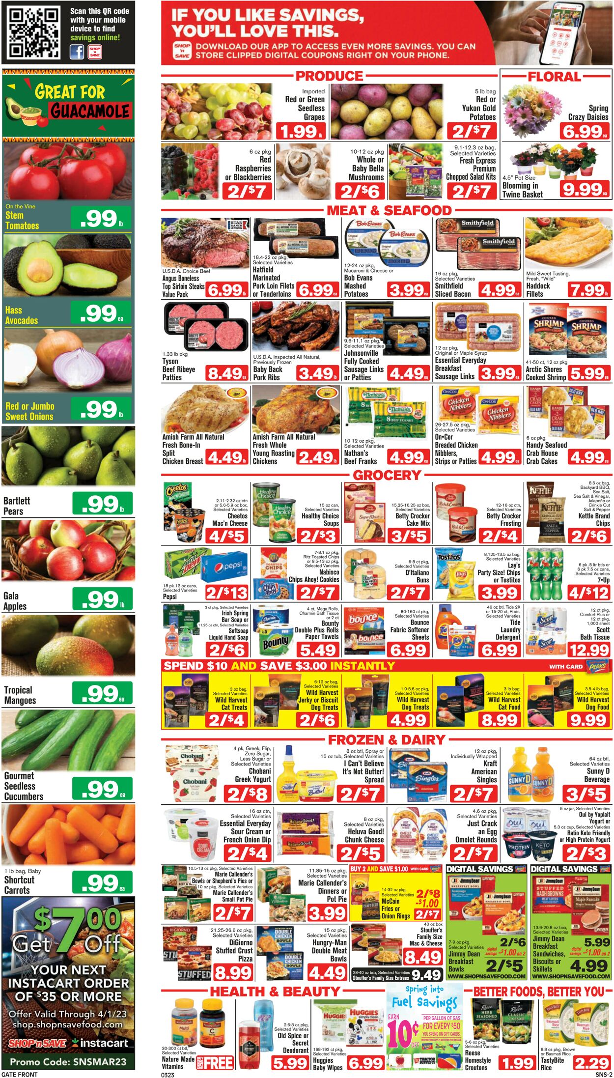 Shop ‘n Save Weekly Ad Circular - valid 03/23-03/29/2023 (Page 2)