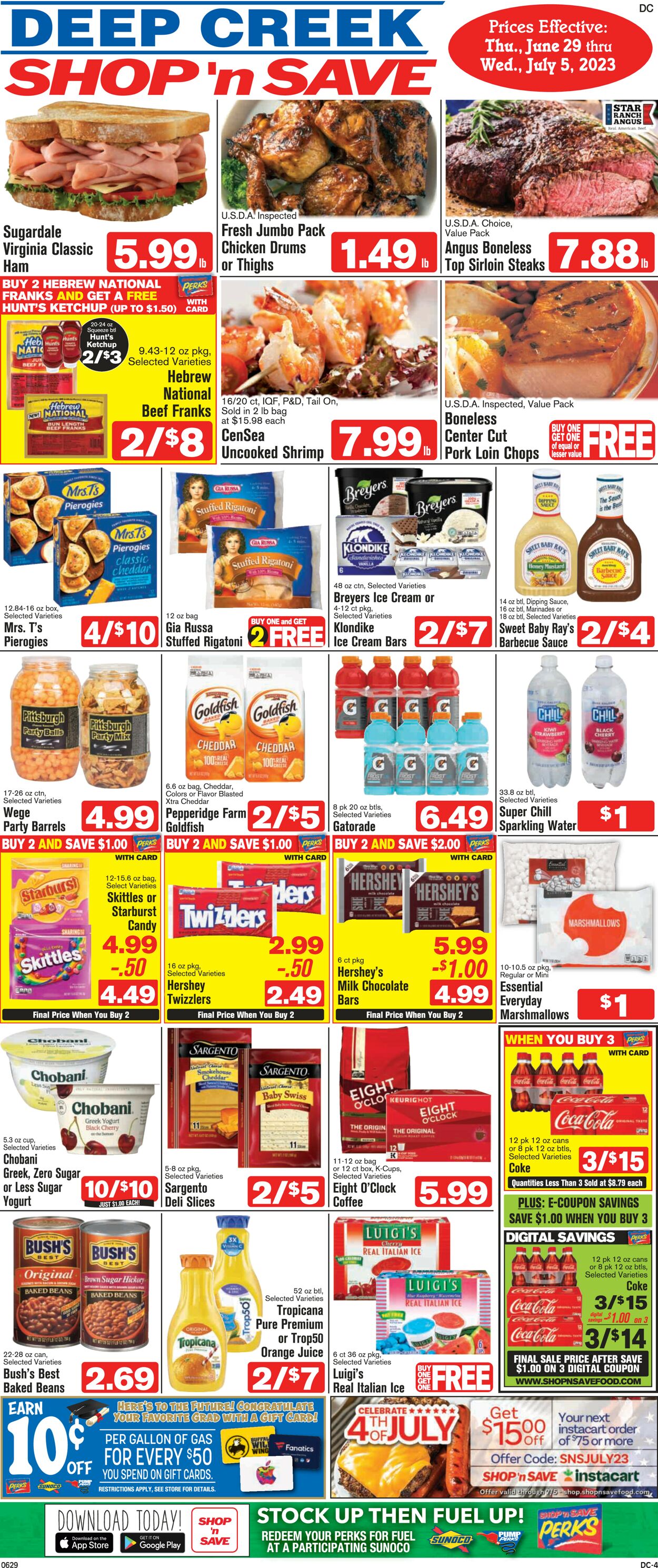 Shop ‘n Save Weekly Ad Circular - valid 06/29-07/05/2023 (Page 4)