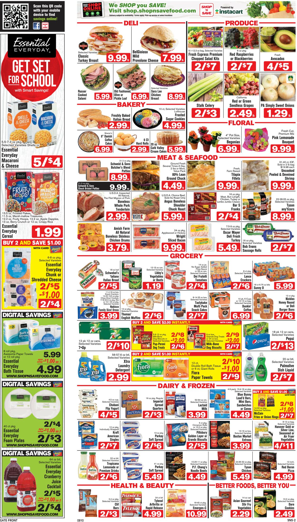 Shop ‘n Save Weekly Ad Circular - valid 08/10-08/16/2023 (Page 2)
