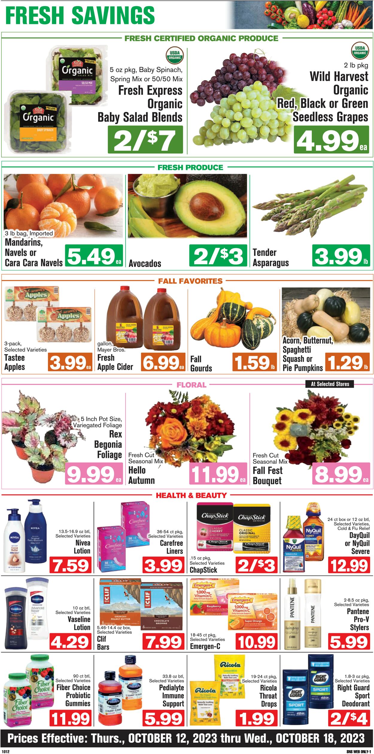 Shop ‘n Save Weekly Ad Circular - valid 10/12-10/18/2023 (Page 3)