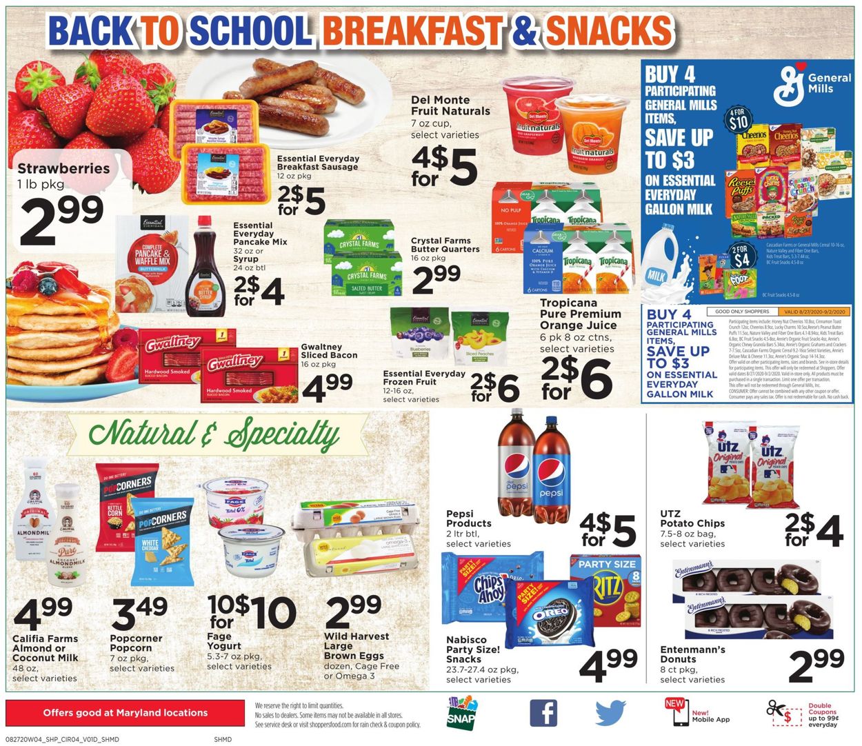 Shoppers Food & Pharmacy Weekly Ad Circular - valid 08/27-09/02/2020 (Page 4)