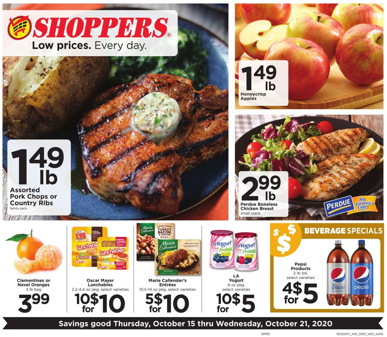 Shoppers Food & Pharmacy Weekly Ad Circular - valid 10/15-10/21/2020