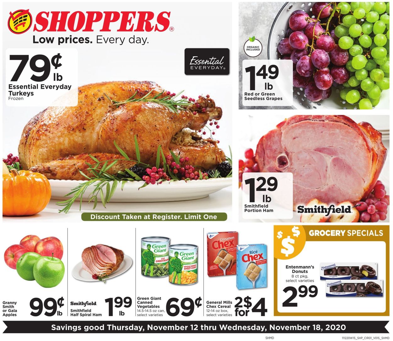 Shoppers Food & Pharmacy Weekly Ad Circular - valid 11/12-11/18/2020