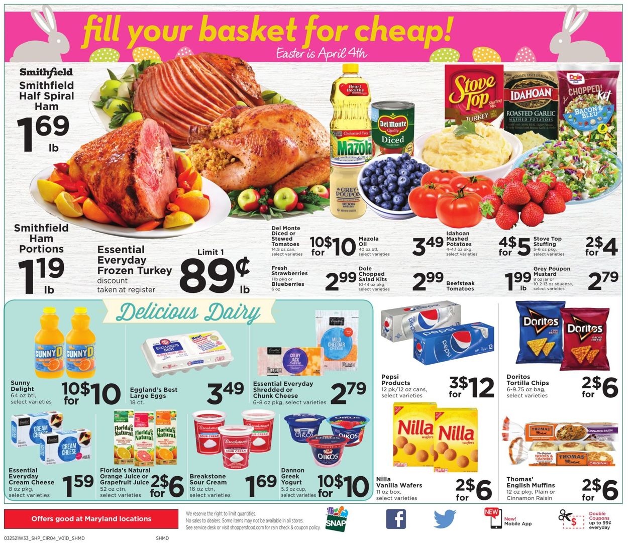 Shoppers Food & Pharmacy Weekly Ad Circular - valid 03/25-03/31/2021 (Page 4)