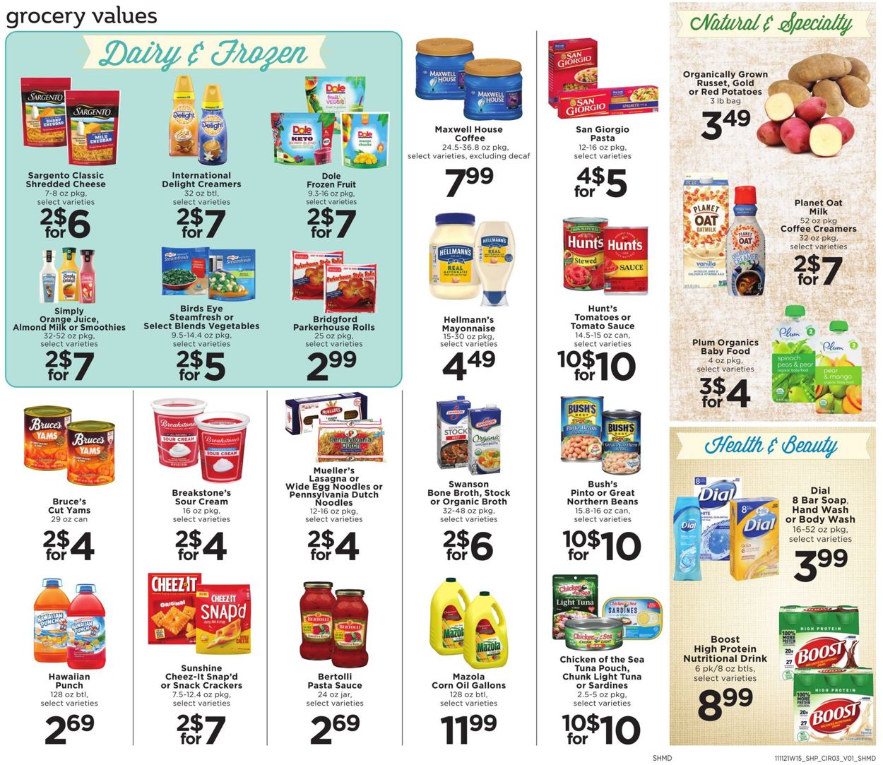 Shoppers Food & Pharmacy Weekly Ad Circular - valid 11/11-11/17/2021 (Page 3)