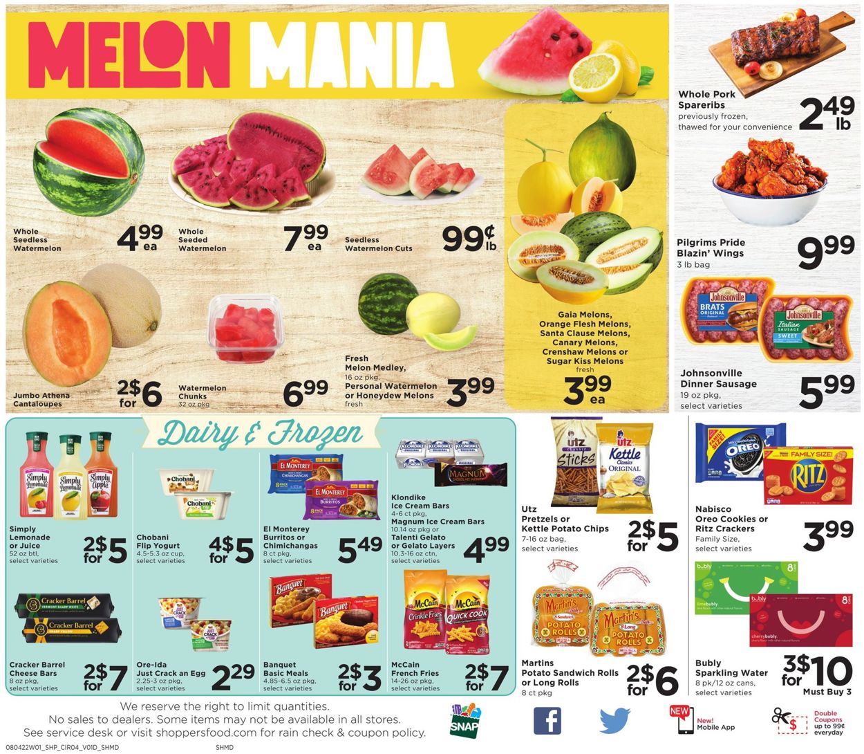 Shoppers Food & Pharmacy Weekly Ad Circular - valid 08/04-08/10/2022 (Page 4)