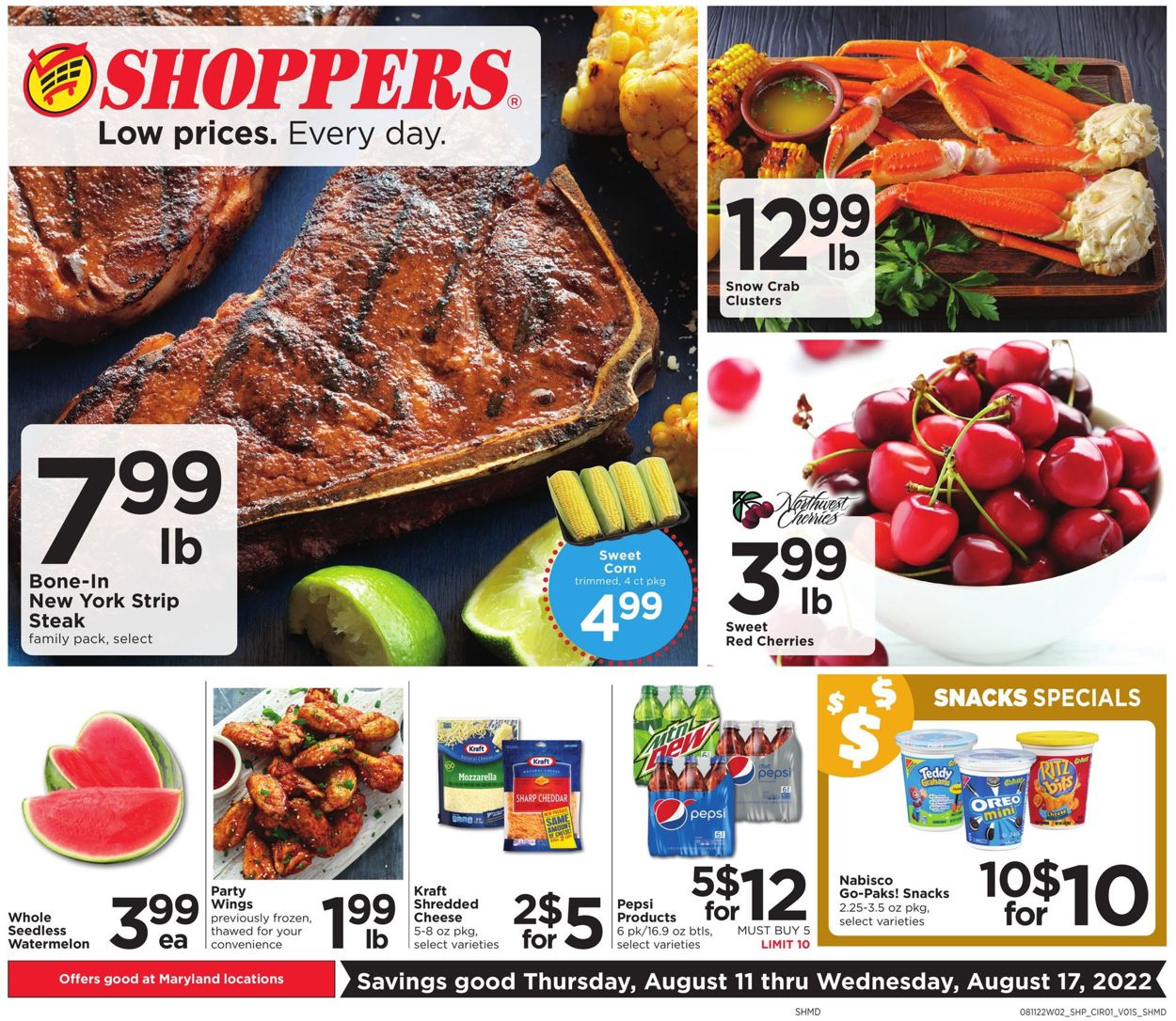 Shoppers Food & Pharmacy Weekly Ad Circular - valid 08/11-08/17/2022