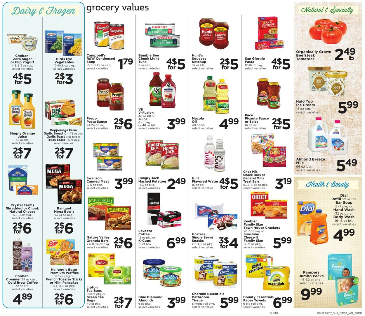 Shoppers Food & Pharmacy Weekly Ad Circular - valid 09/15-09/21/2022 (Page 3)