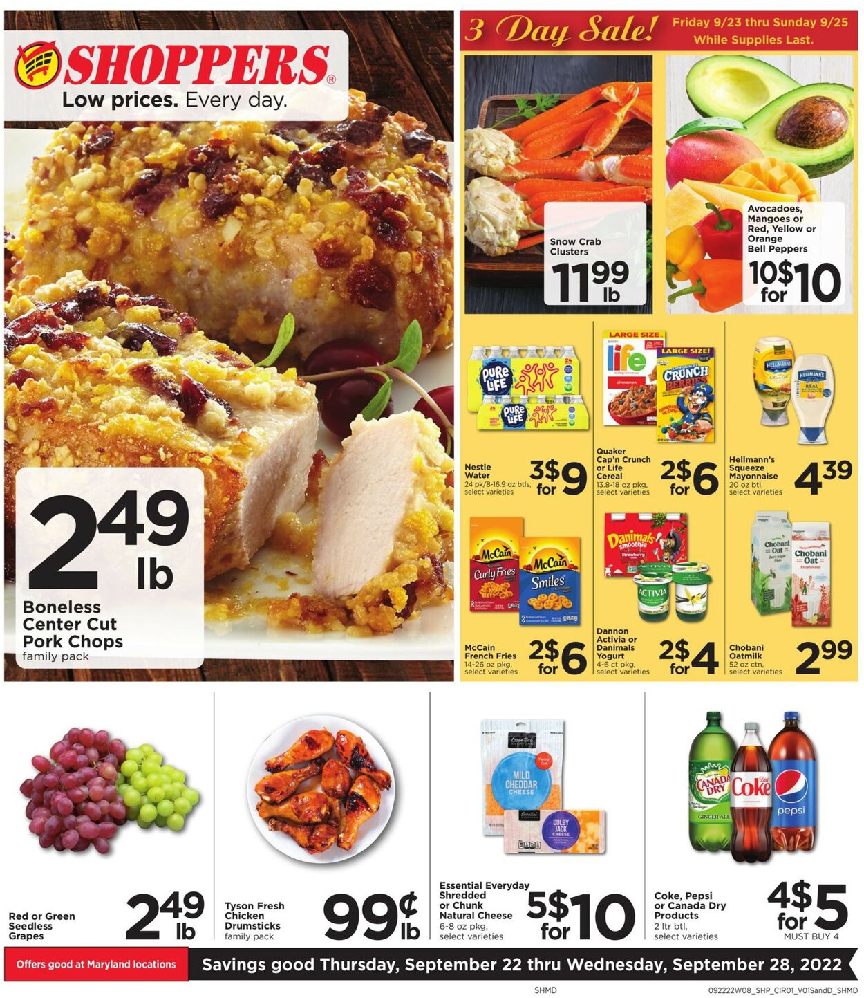 Shoppers Food & Pharmacy Weekly Ad Circular - valid 09/22-09/28/2022