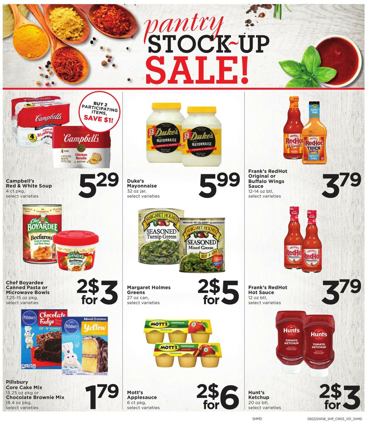 Shoppers Food & Pharmacy Weekly Ad Circular - valid 09/22-09/28/2022 (Page 3)