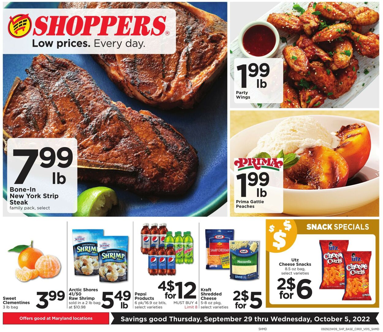Shoppers Food & Pharmacy Weekly Ad Circular - valid 09/29-10/05/2022