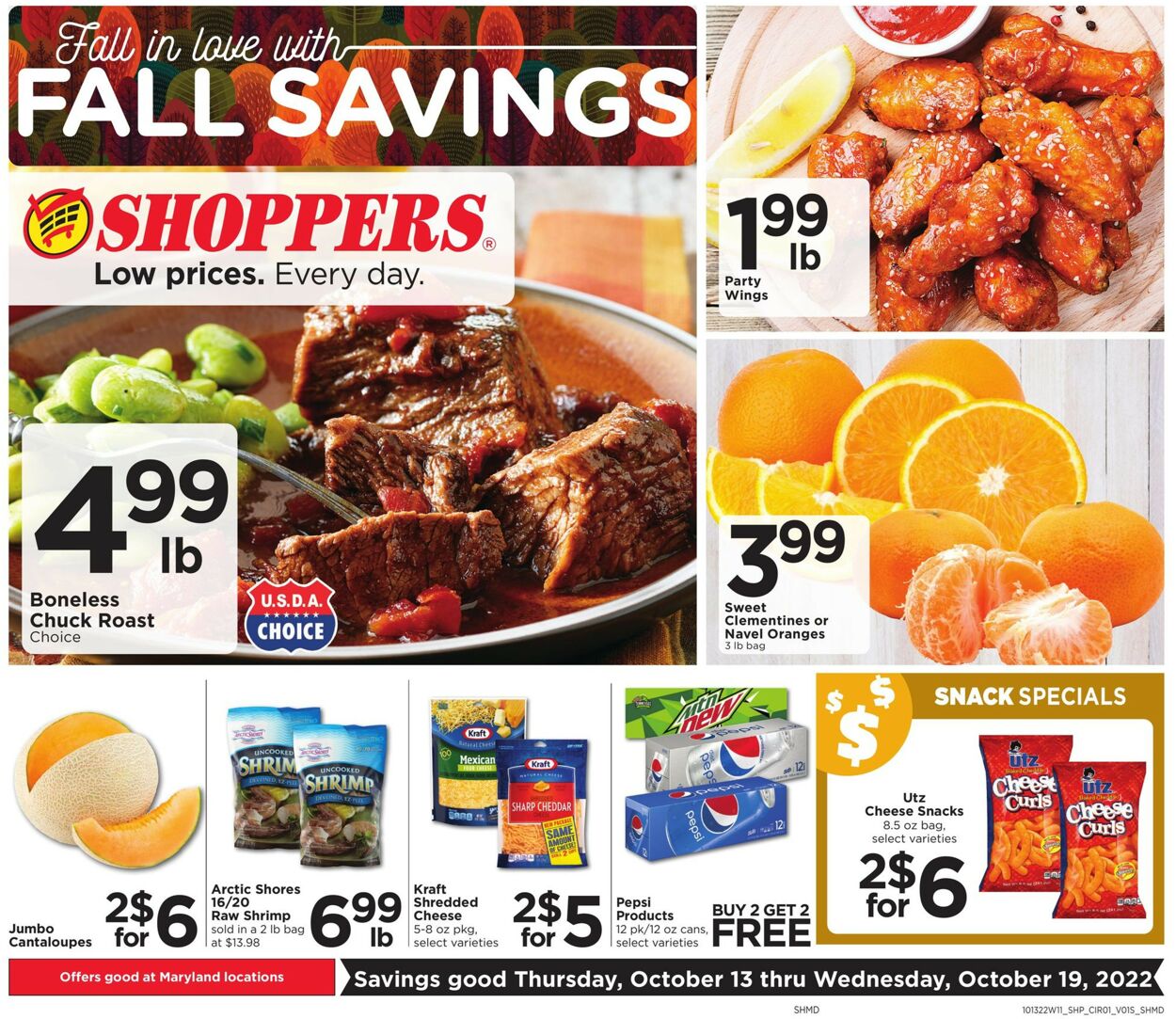Shoppers Food & Pharmacy Weekly Ad Circular - valid 10/13-10/19/2022