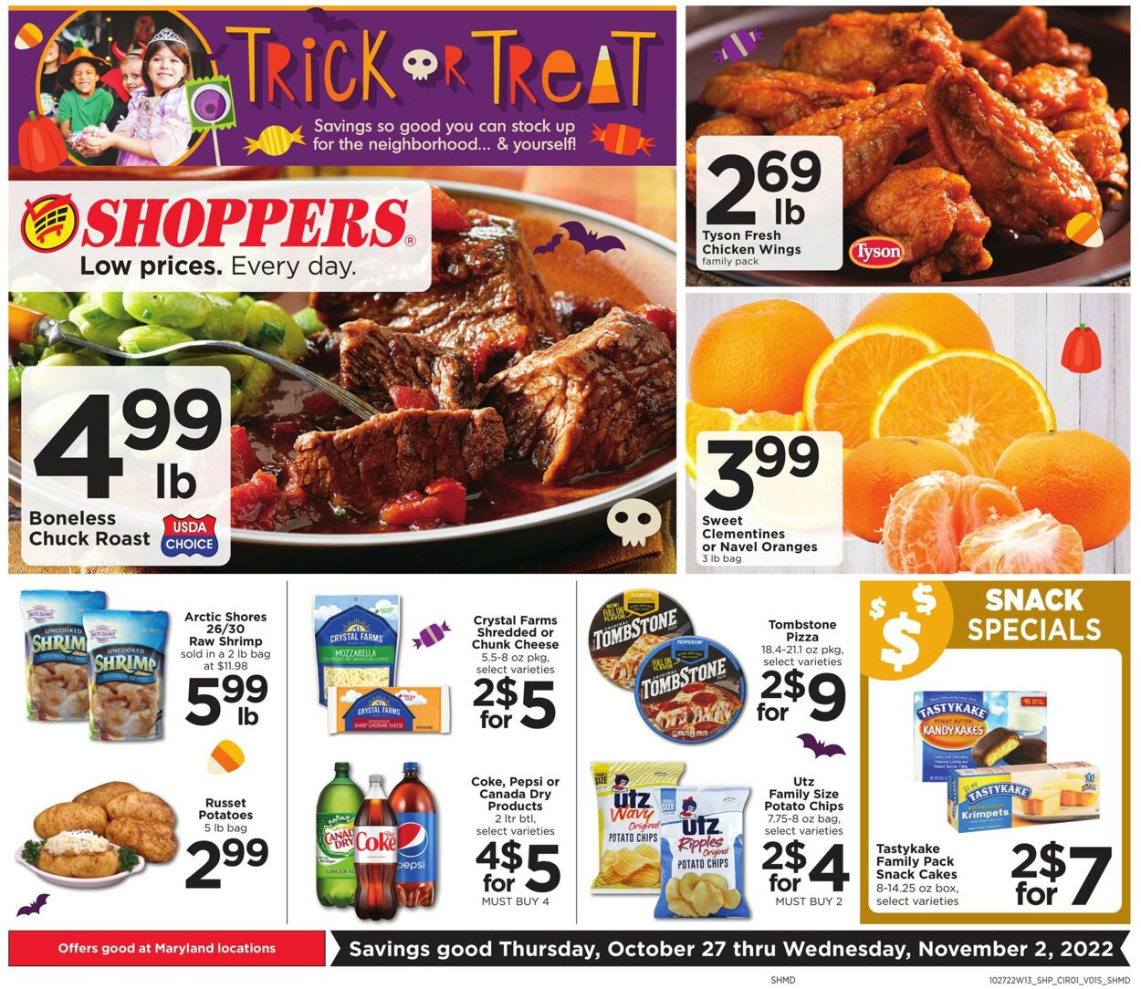 Shoppers Food & Pharmacy Weekly Ad Circular - valid 10/27-11/02/2022