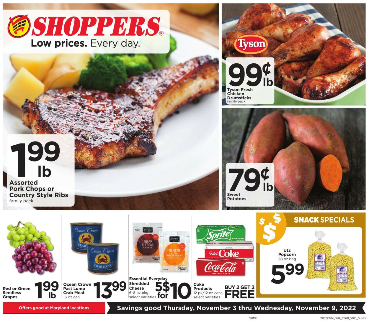 Shoppers Food & Pharmacy Weekly Ad Circular - valid 11/03-11/09/2022