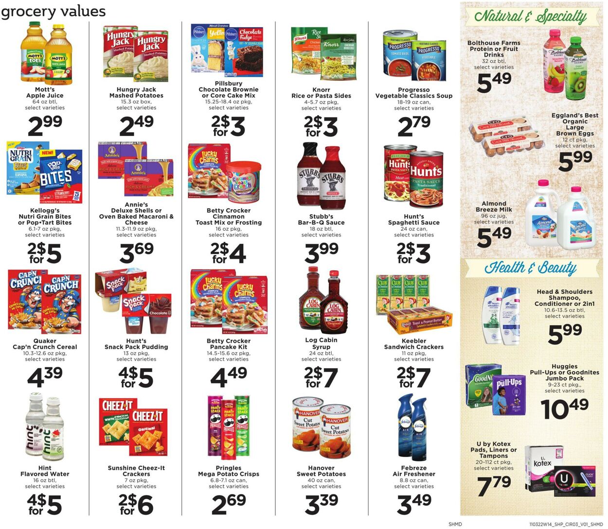 Shoppers Food & Pharmacy Weekly Ad Circular - valid 11/03-11/09/2022 (Page 3)