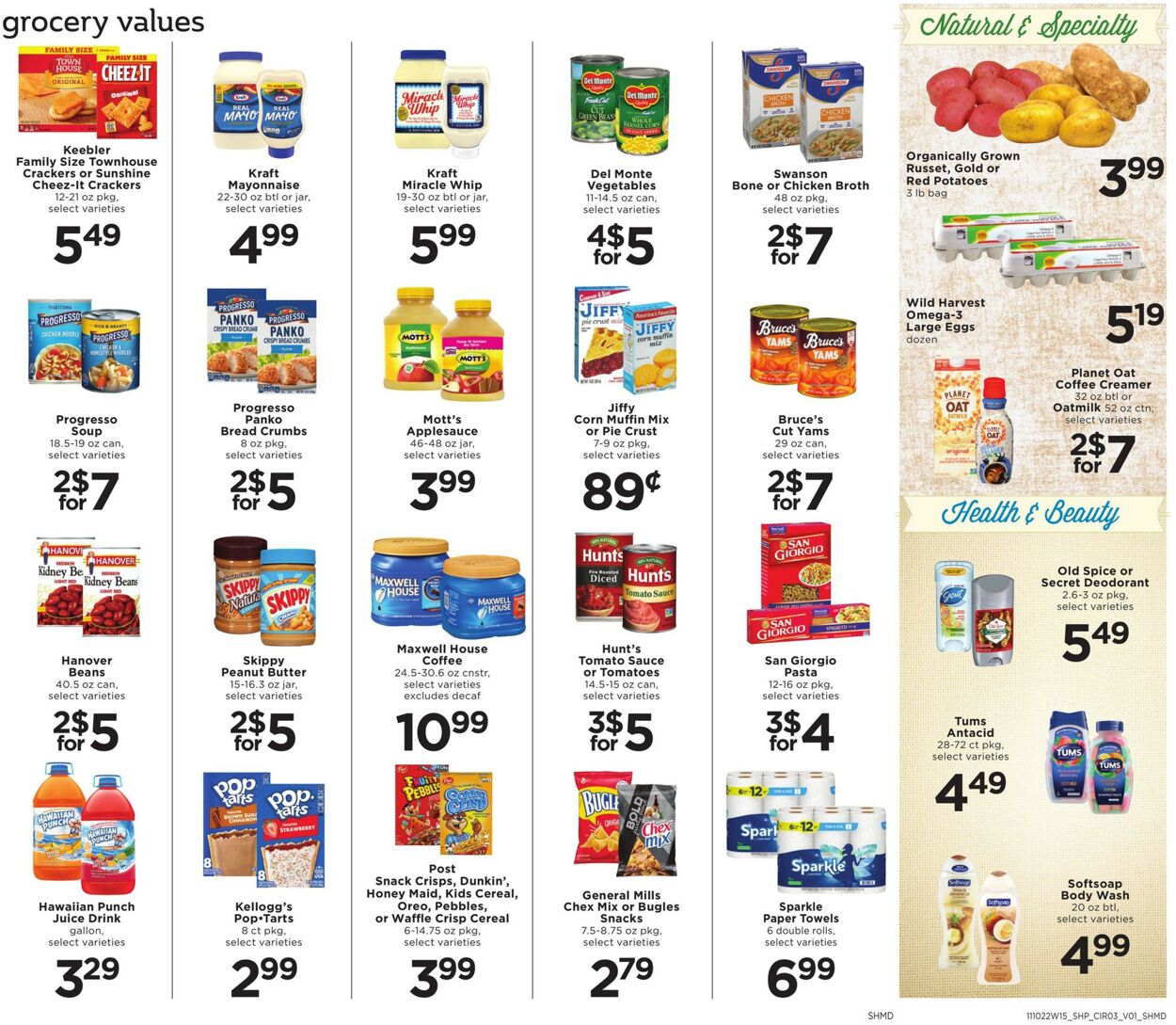 Shoppers Food & Pharmacy Weekly Ad Circular - valid 11/10-11/16/2022 (Page 3)