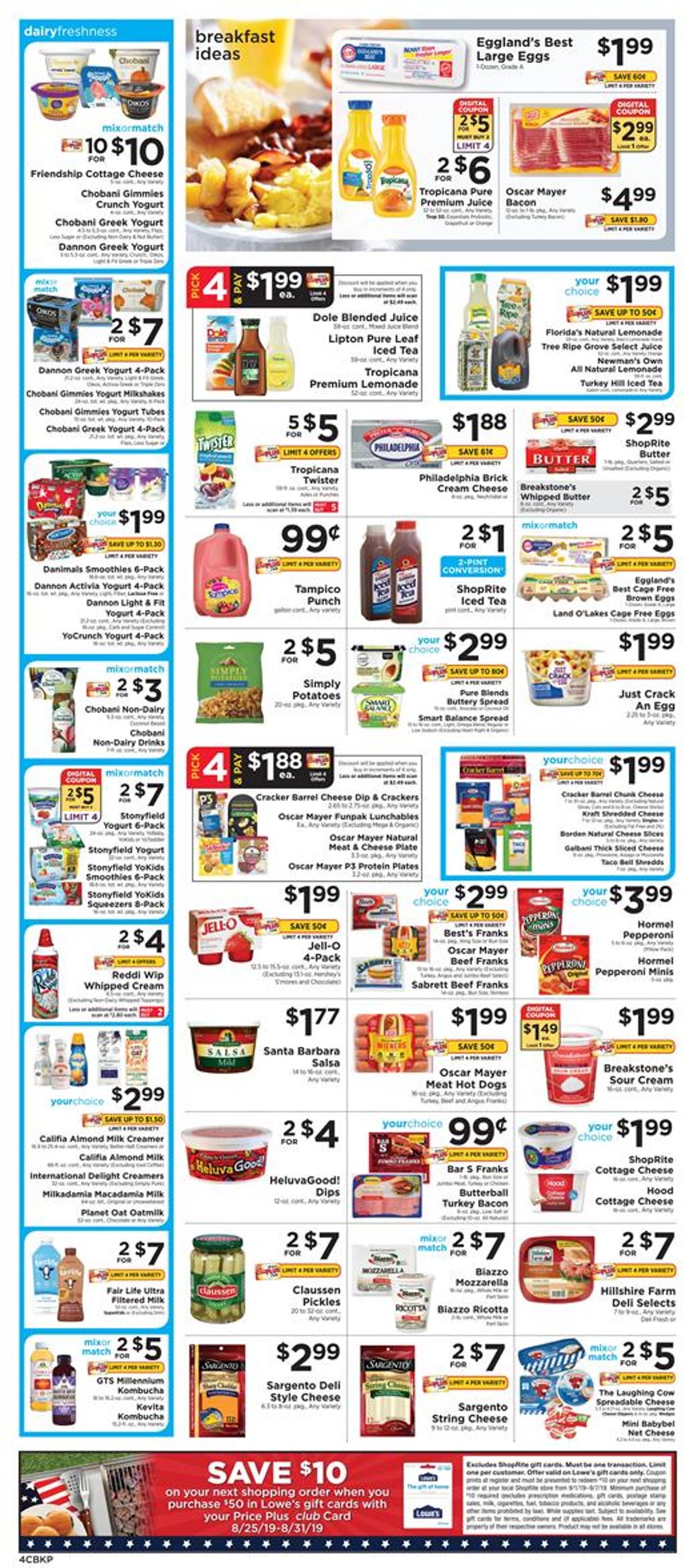 ShopRite Weekly Ad Circular - valid 08/25-08/31/2019 (Page 4)