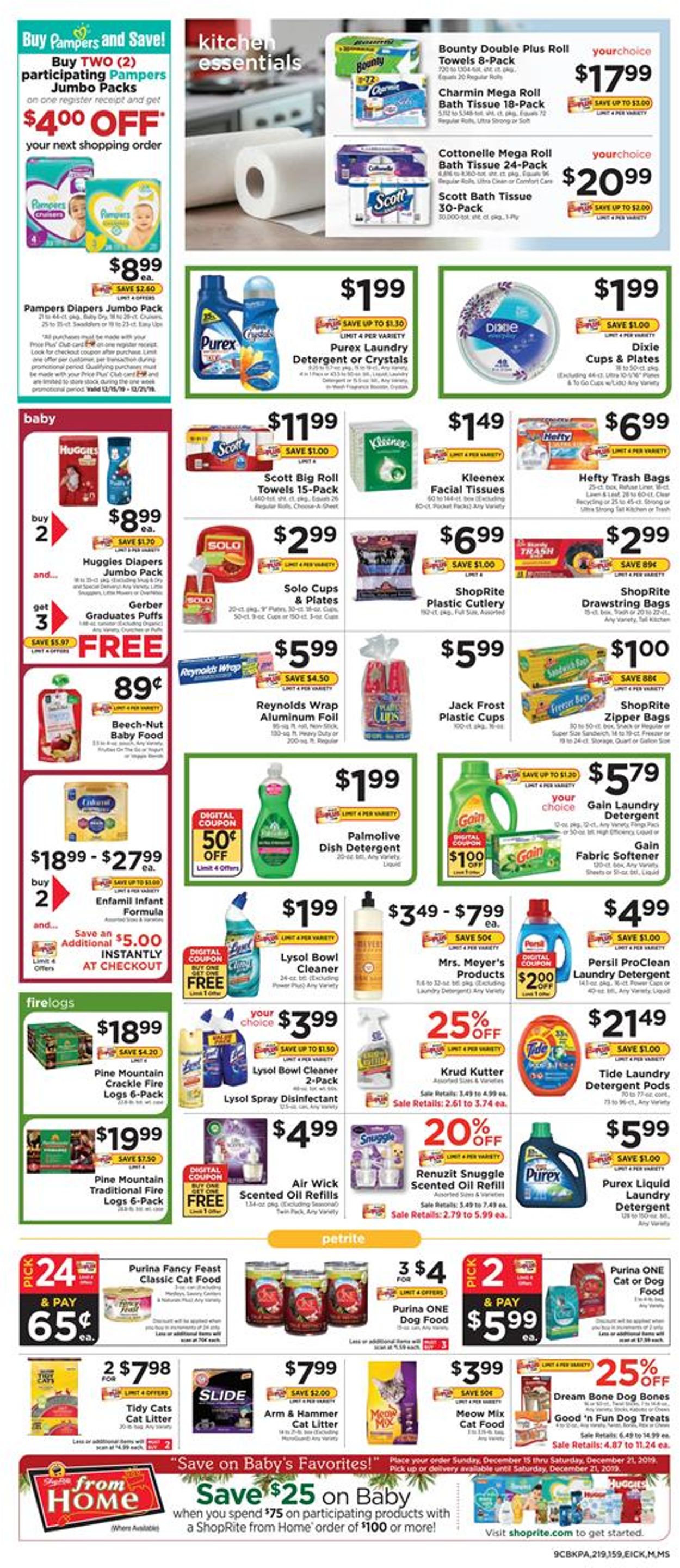 ShopRite - Holiday Ad 2019 Weekly Ad Circular - valid 12/15-12/21/2019 (Page 9)