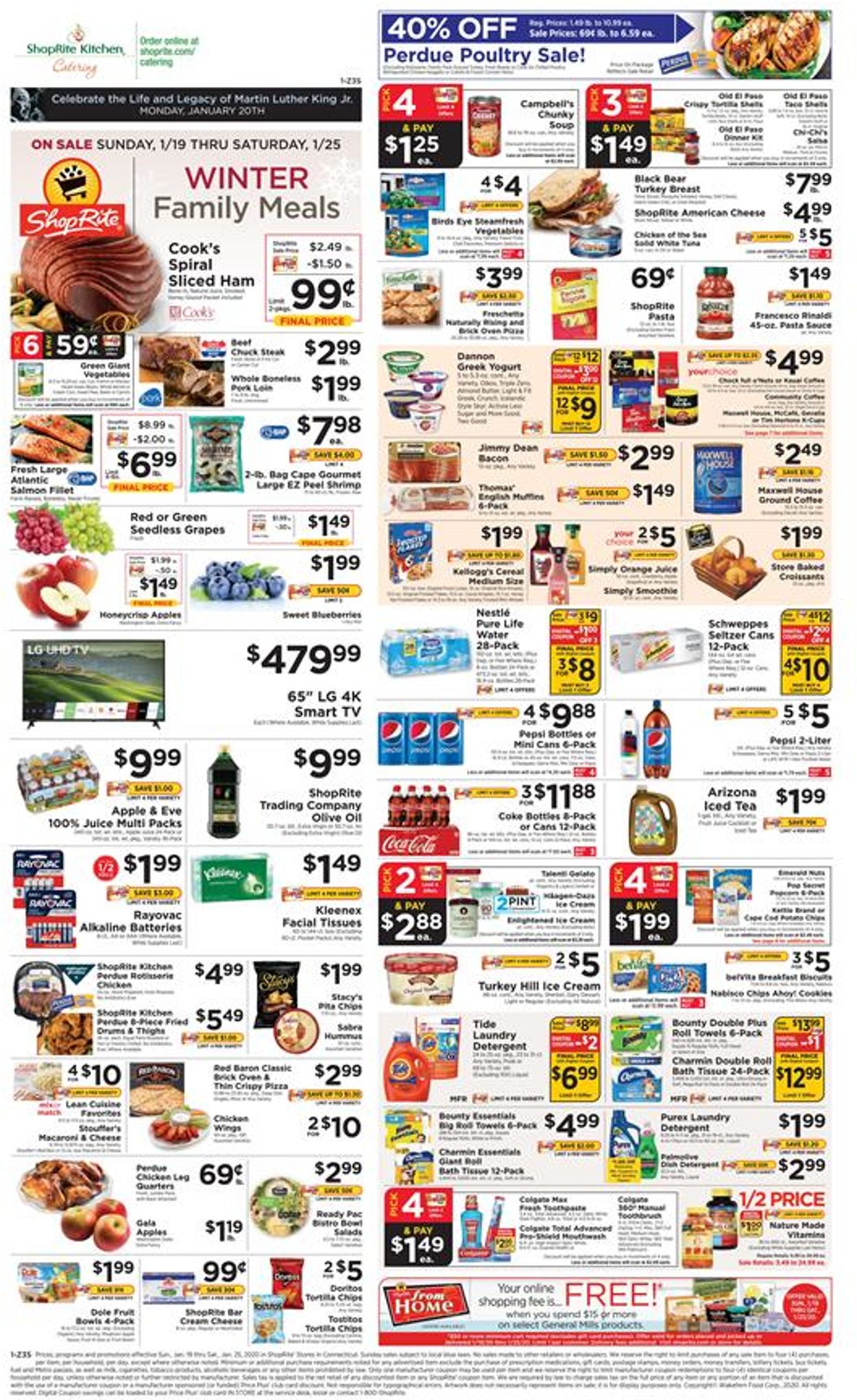ShopRite Weekly Ad Circular - valid 01/19-01/25/2020