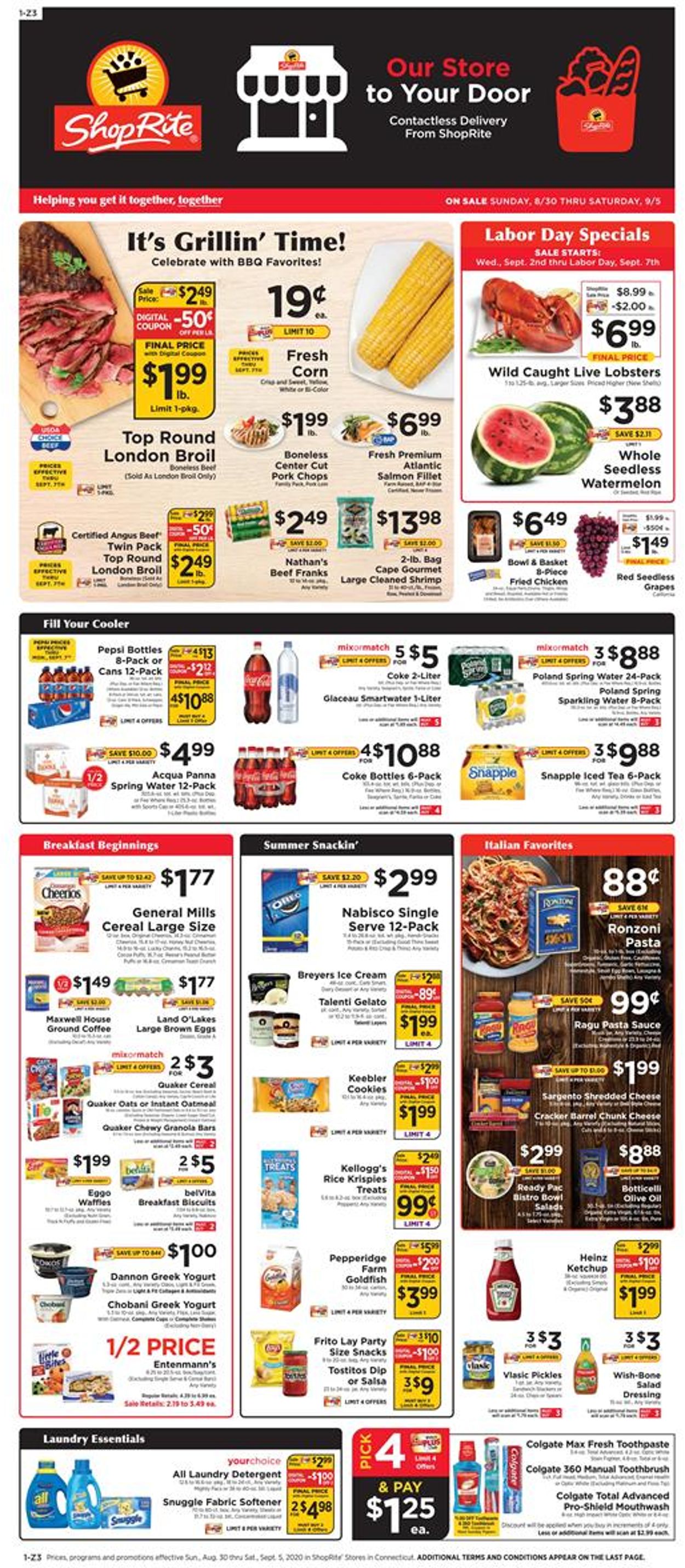 ShopRite Weekly Ad Circular - valid 08/30-09/05/2020