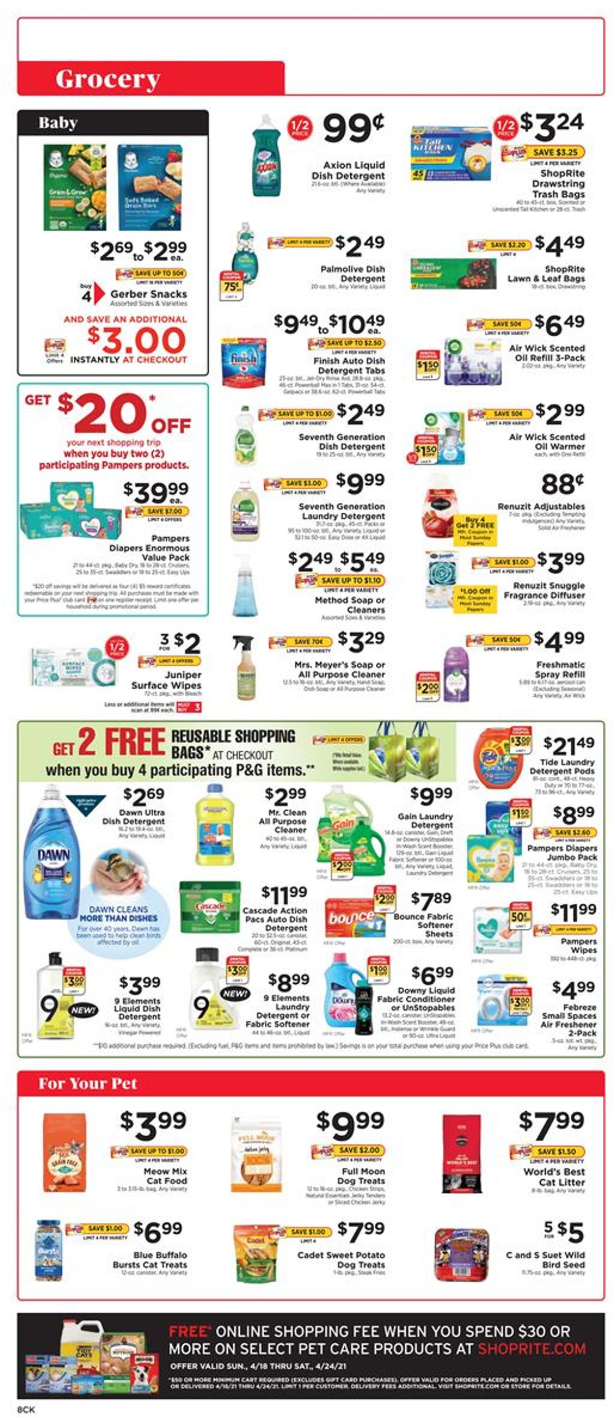 ShopRite Weekly Ad Circular - valid 04/18-04/24/2021 (Page 8)