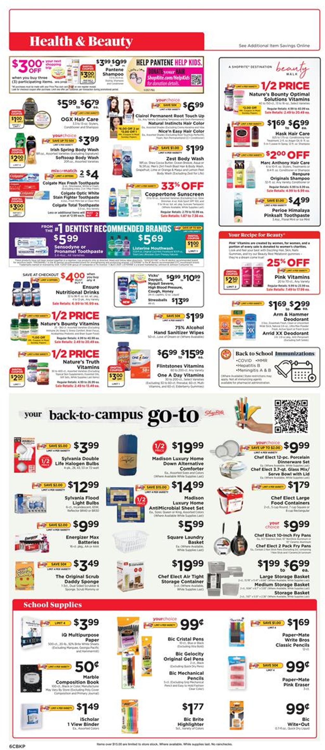 ShopRite Weekly Ad Circular - valid 08/08-08/14/2021 (Page 6)