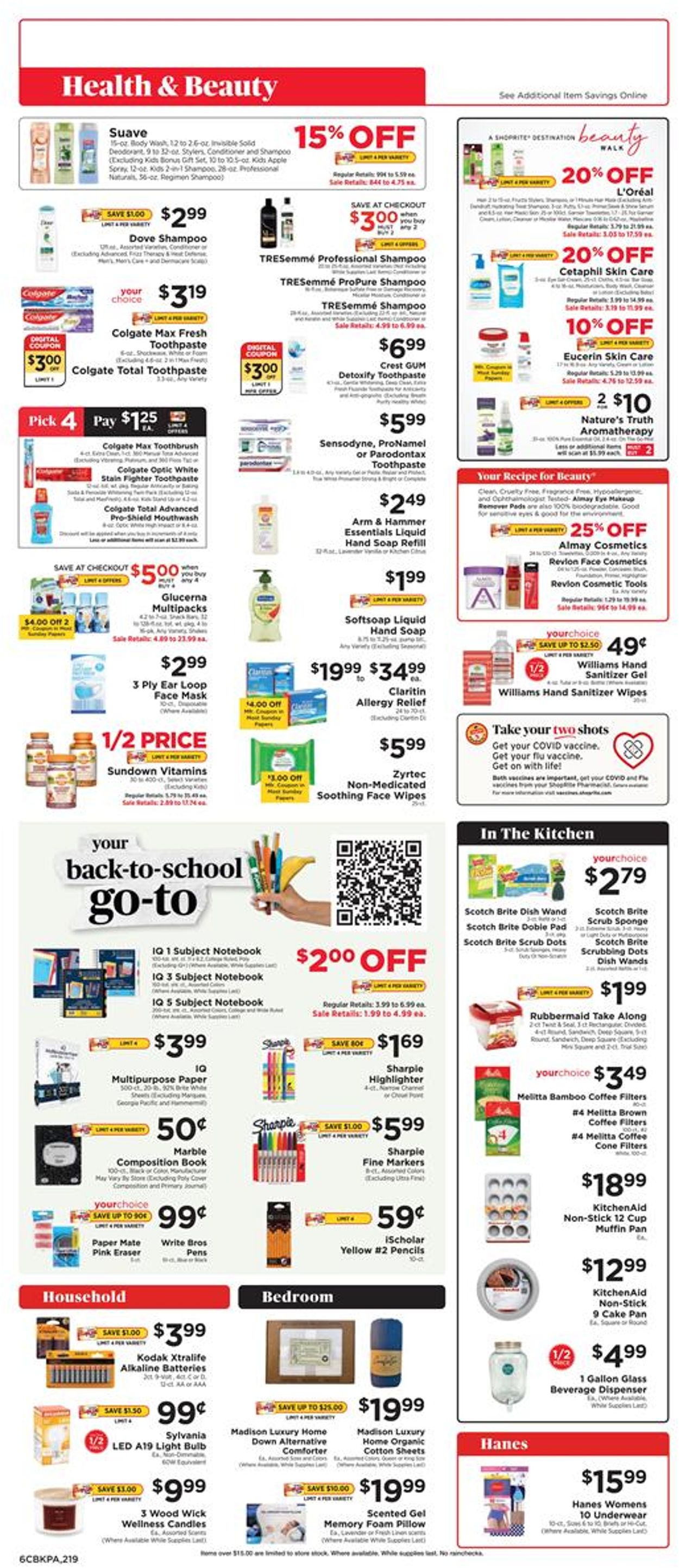 ShopRite Weekly Ad Circular - valid 08/29-09/04/2021 (Page 6)