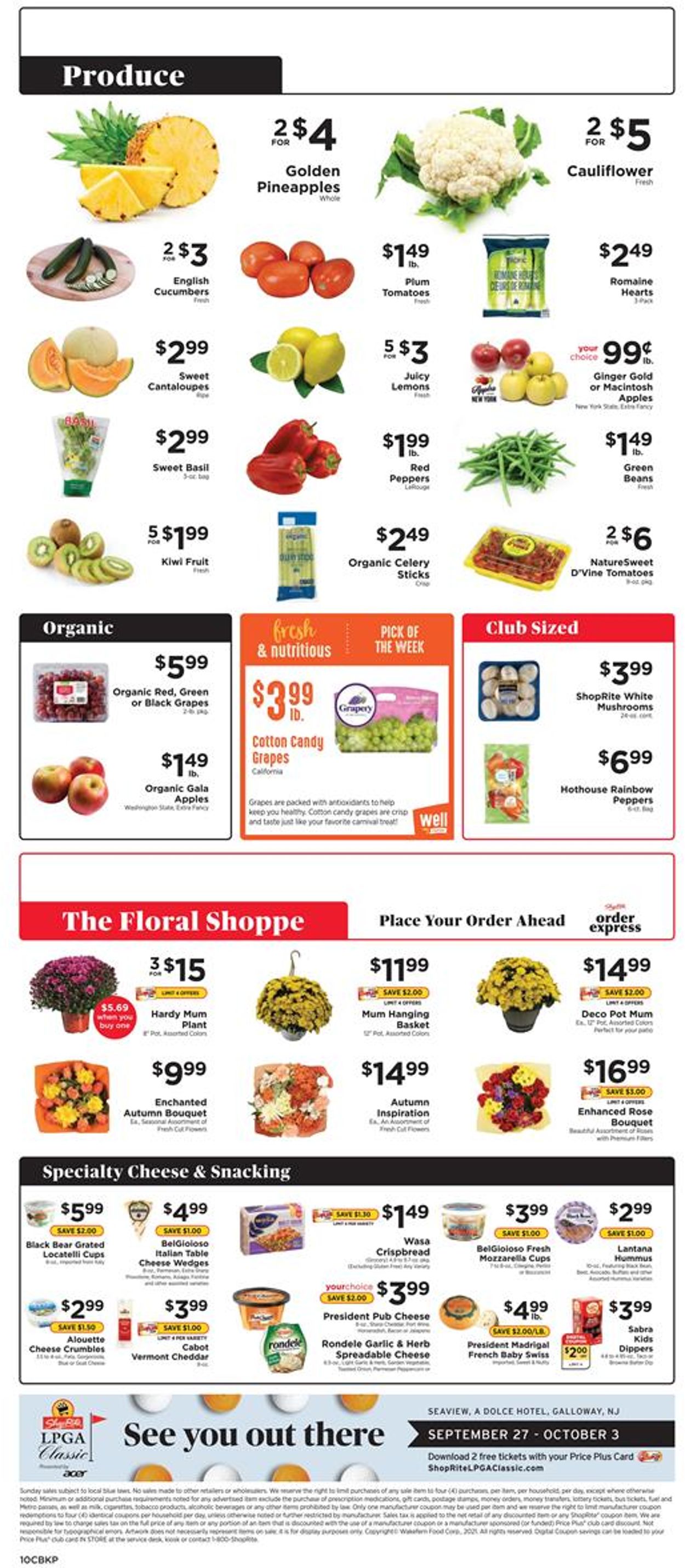 ShopRite Weekly Ad Circular - valid 09/19-09/25/2021 (Page 10)