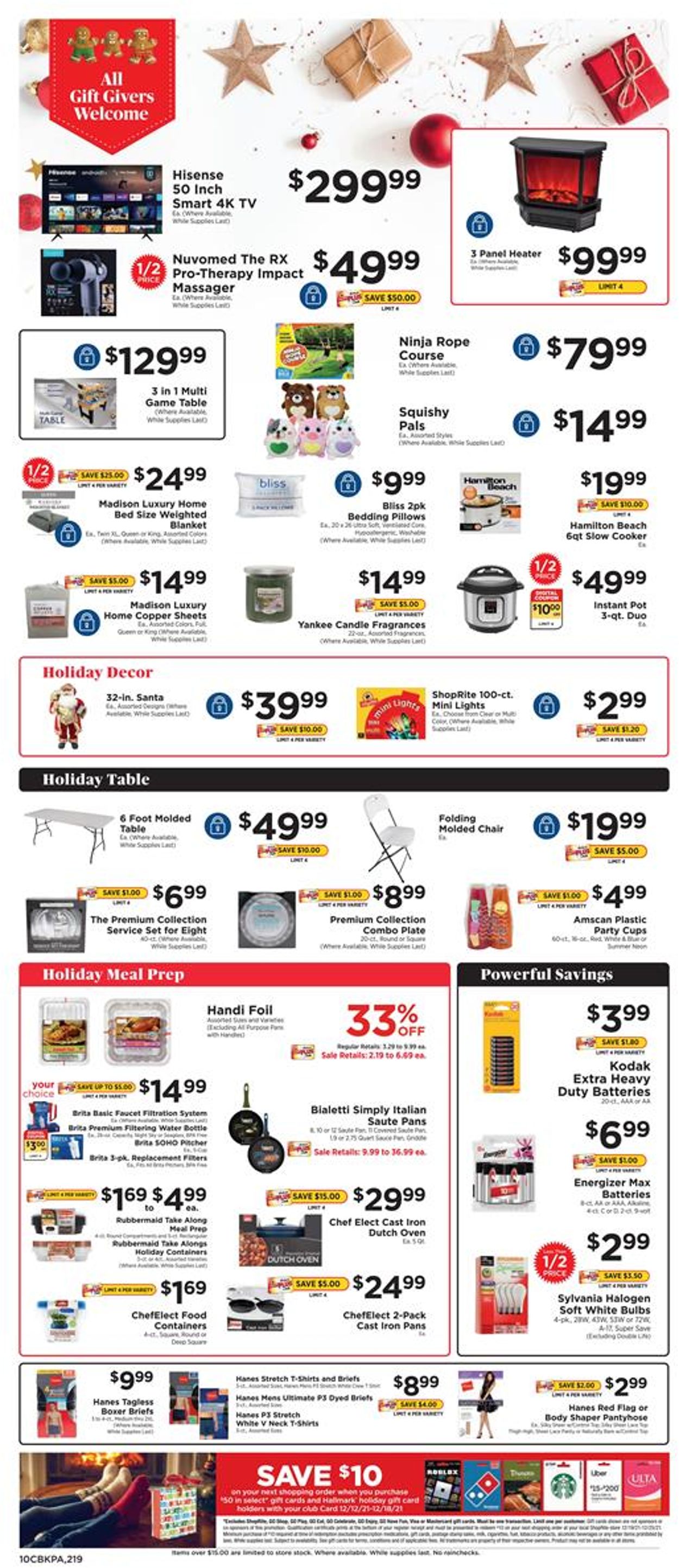 ShopRite HOLIDAY 2021 Weekly Ad Circular - valid 12/12-12/18/2021 (Page 10)