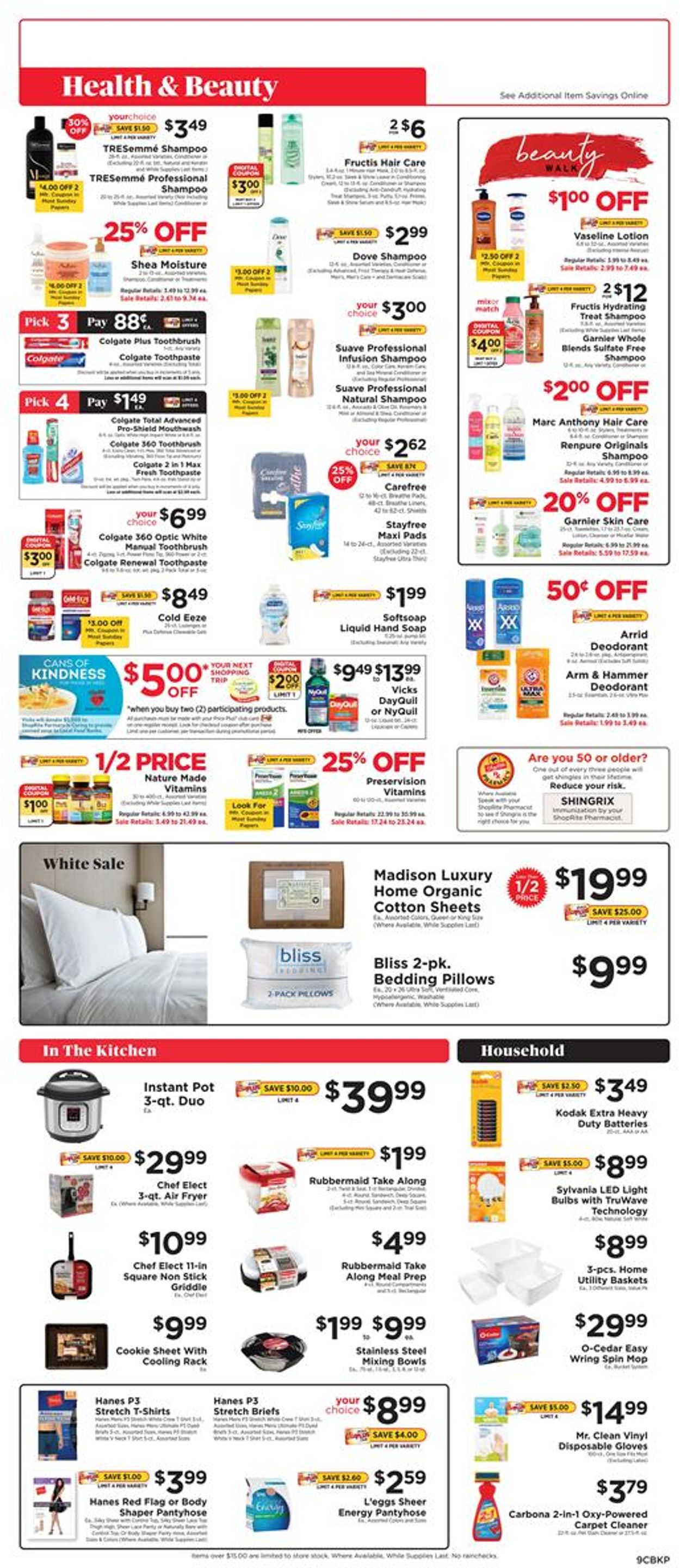 ShopRite Weekly Ad Circular - valid 01/23-01/29/2022 (Page 9)