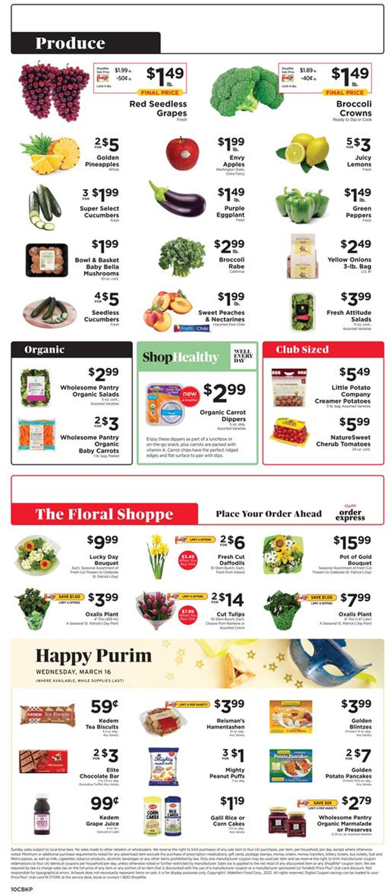 ShopRite Weekly Ad Circular - valid 03/13-03/19/2022 (Page 10)