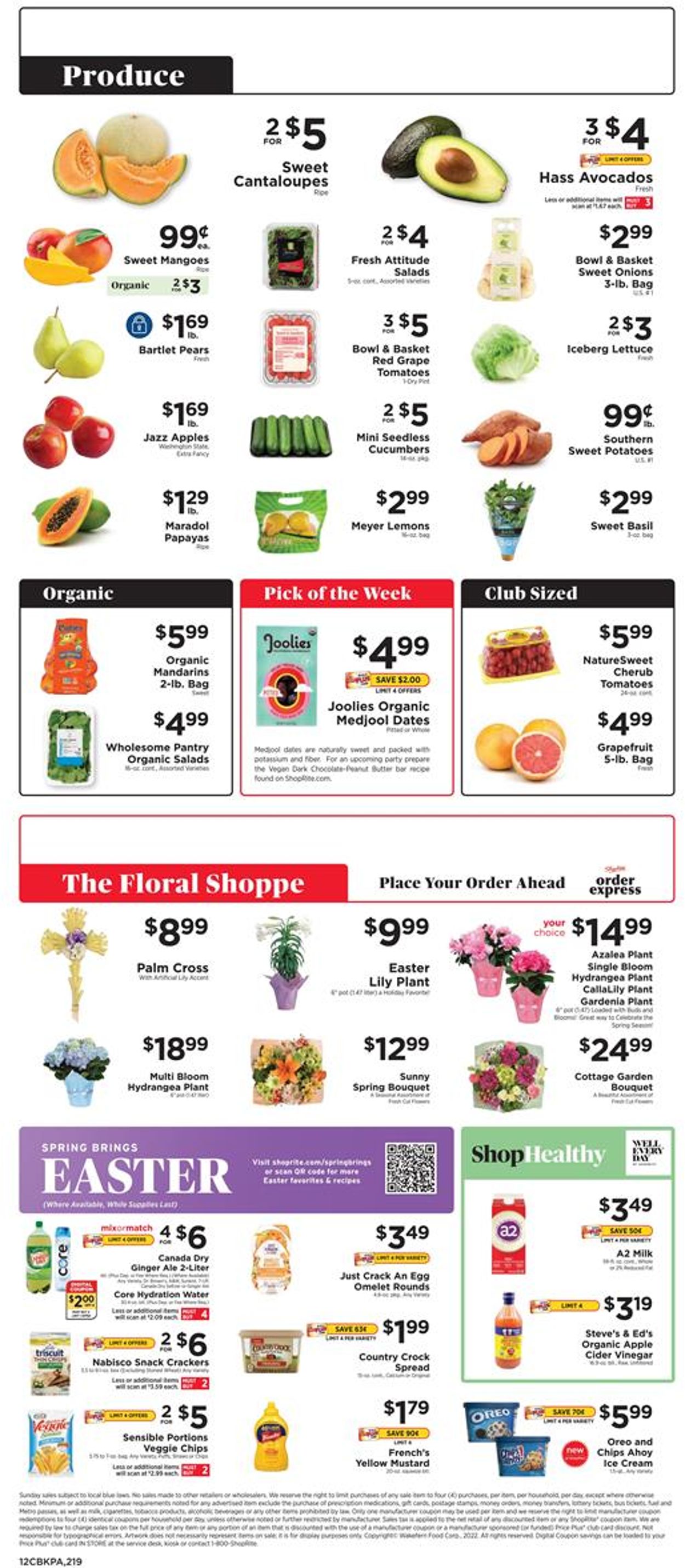 ShopRite Weekly Ad Circular - valid 04/03-04/09/2022 (Page 12)