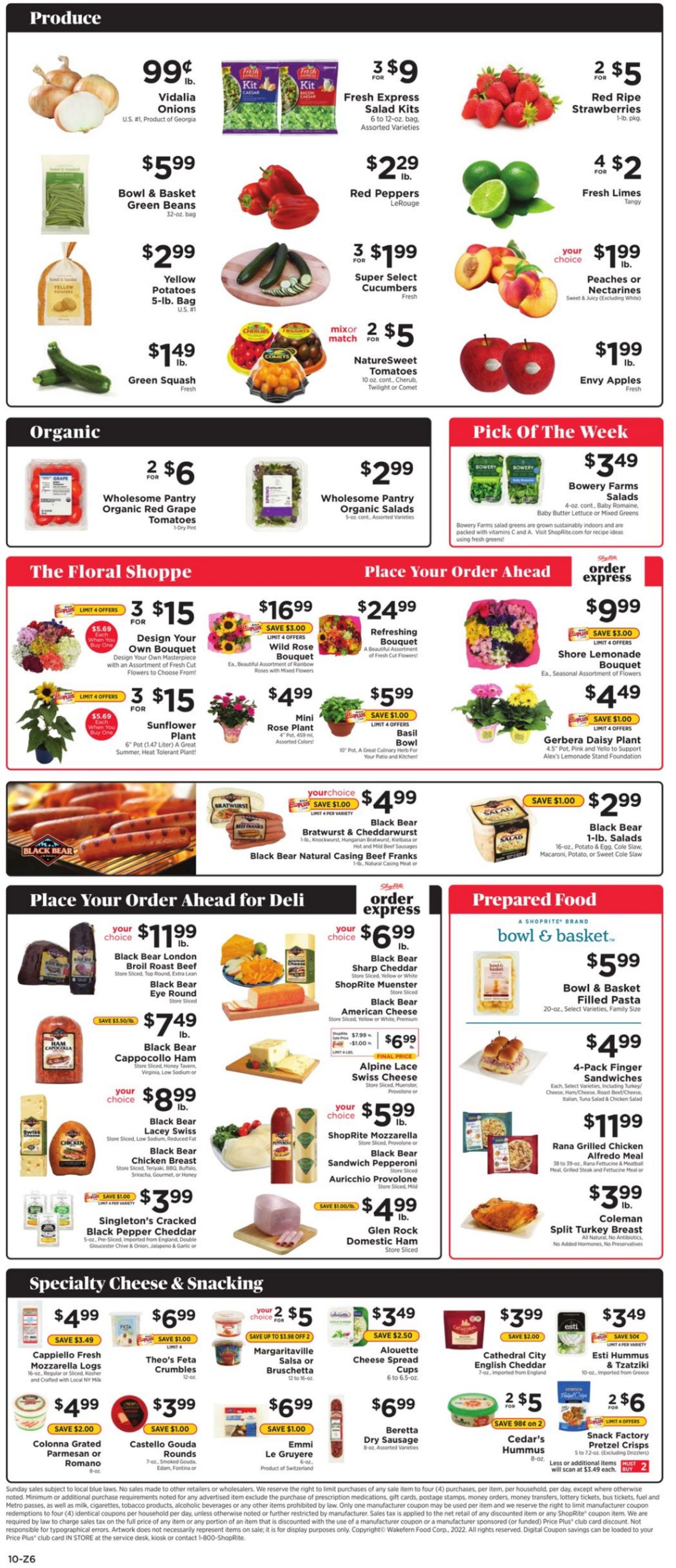 ShopRite Weekly Ad Circular - valid 06/06-06/12/2022 (Page 10)