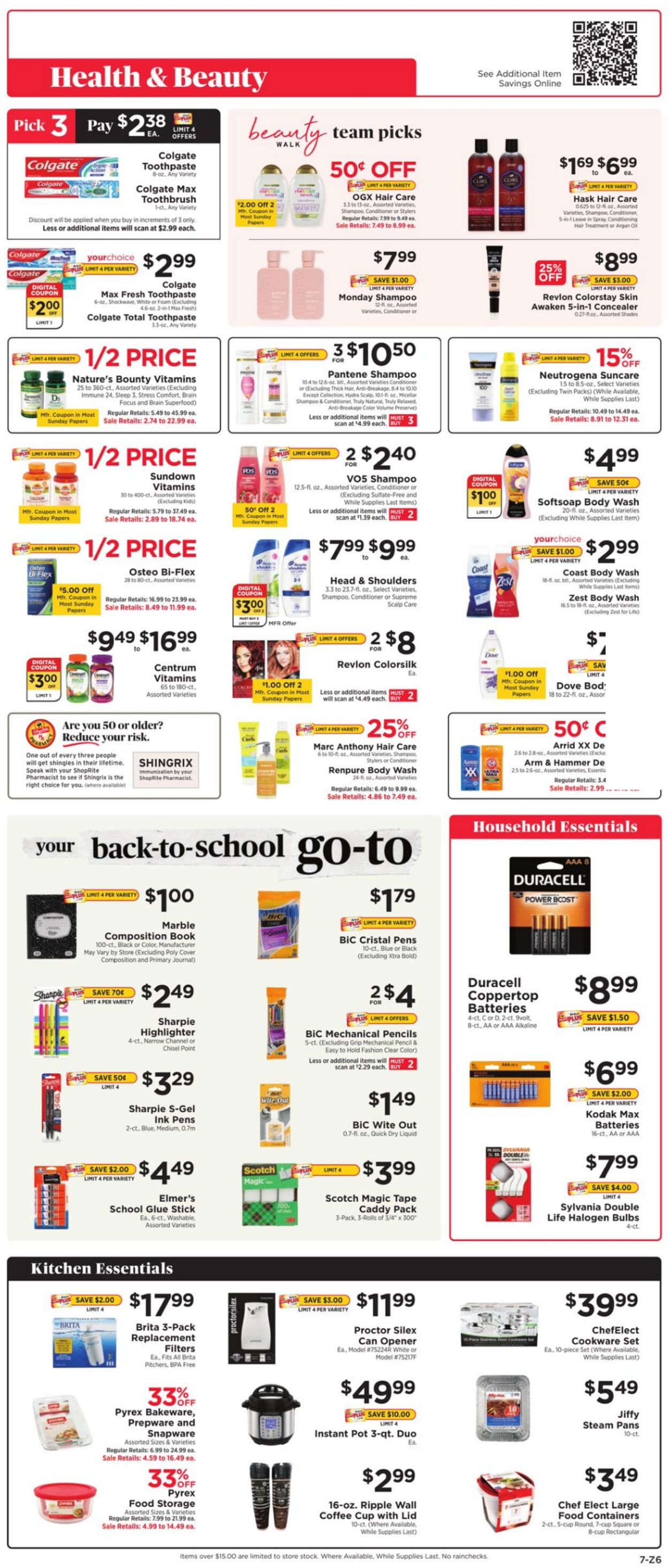 ShopRite Weekly Ad Circular - valid 08/07-08/13/2022 (Page 7)