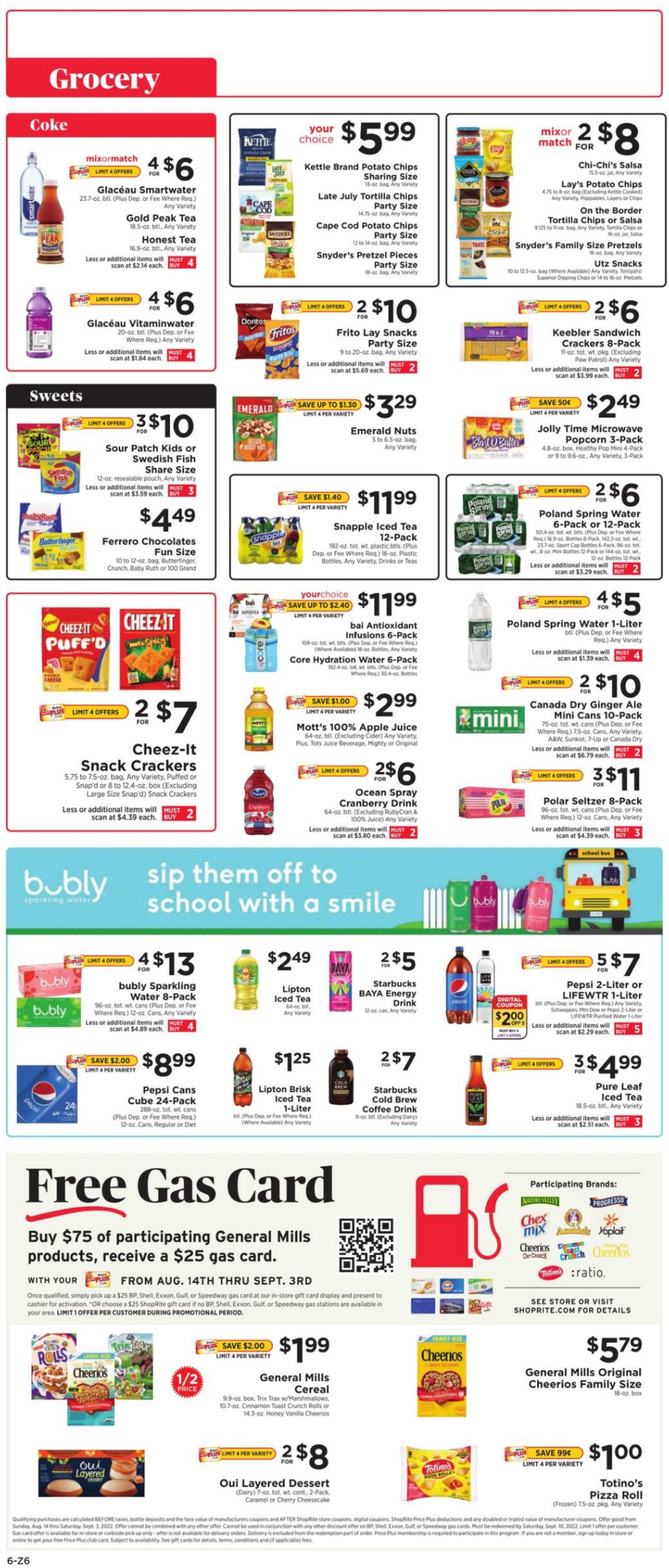 ShopRite Weekly Ad Circular - valid 08/21-08/27/2022 (Page 6)