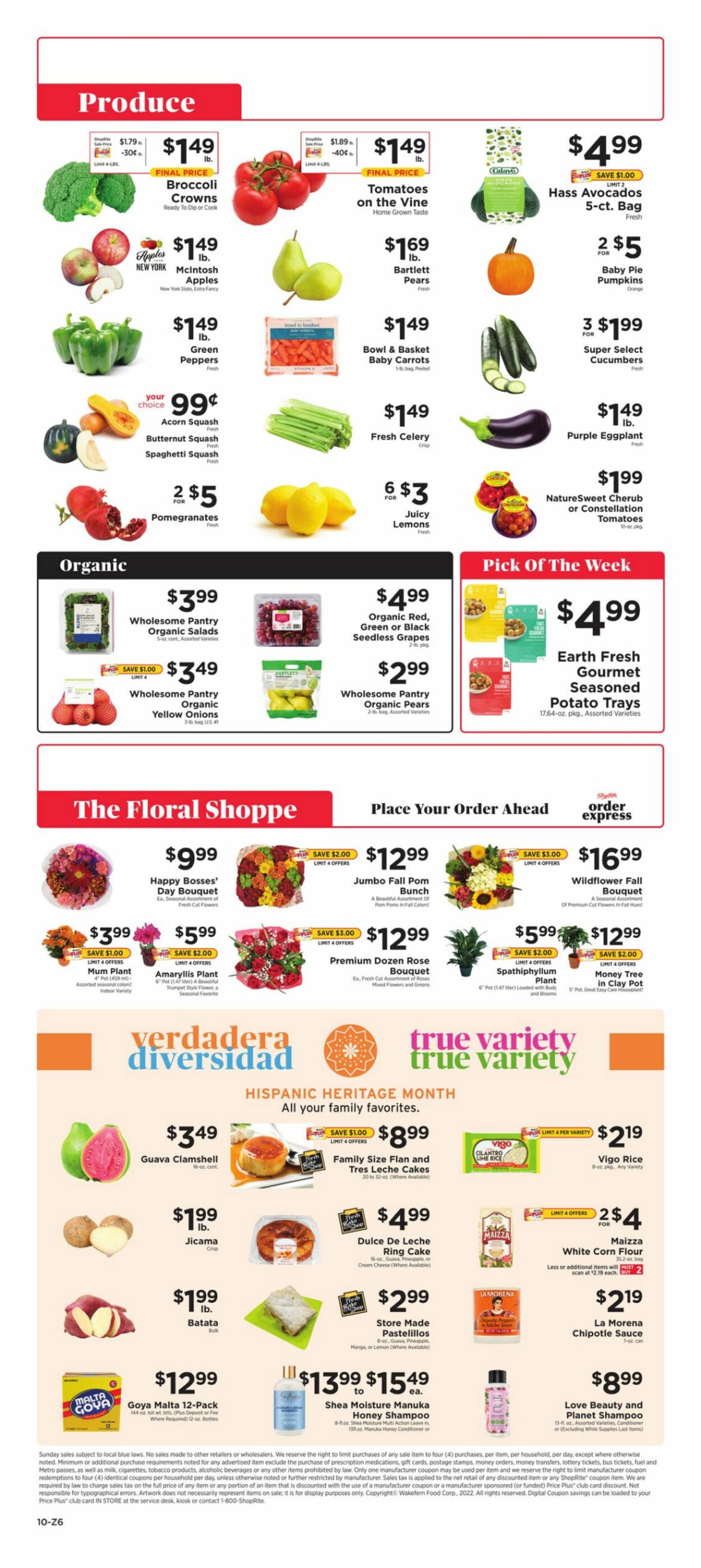 ShopRite Weekly Ad Circular - valid 10/09-10/15/2022 (Page 10)