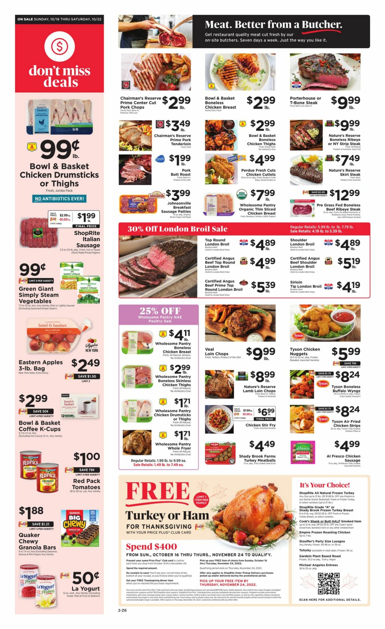 ShopRite Weekly Ad Circular - valid 10/16-10/22/2022 (Page 2)