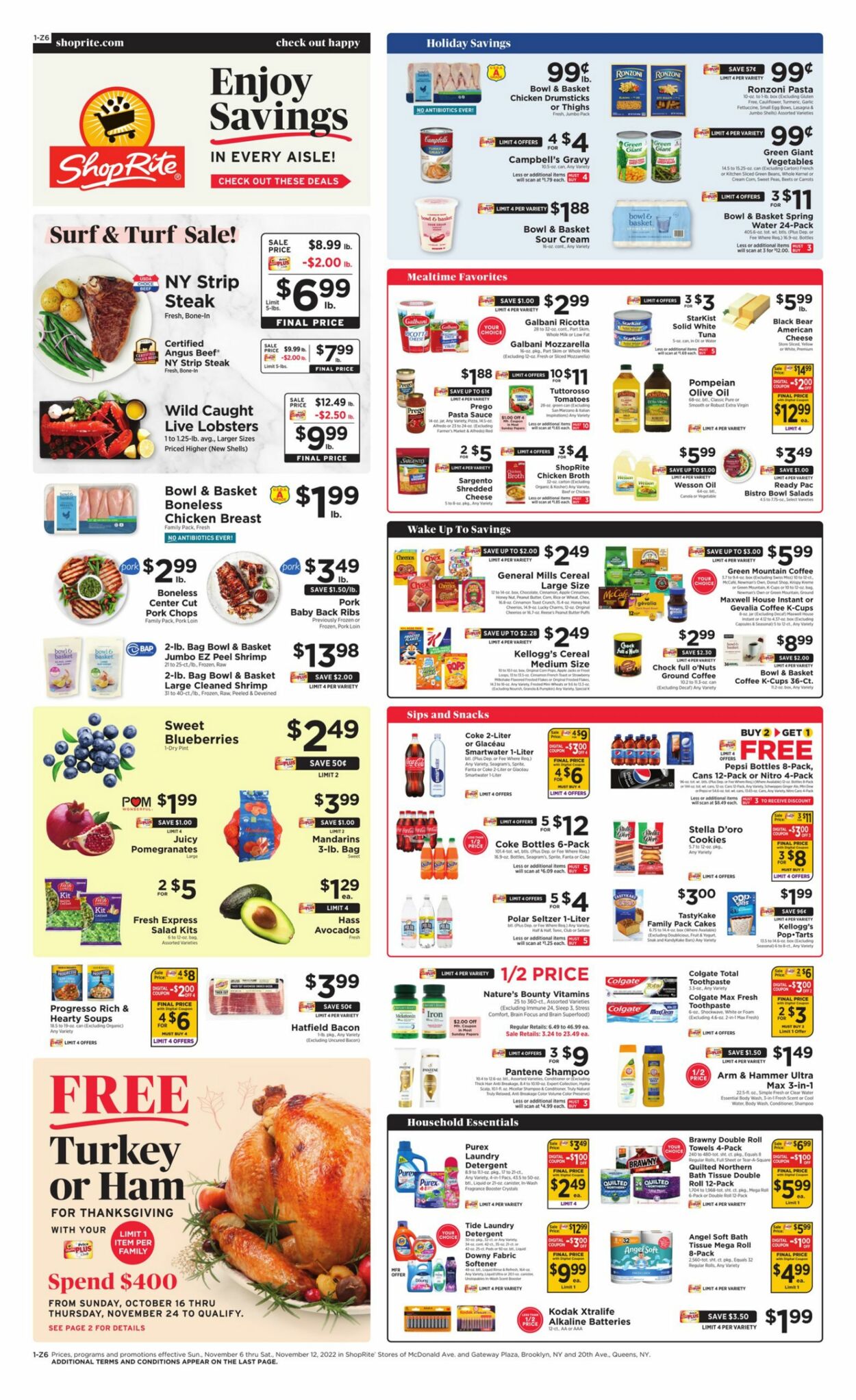 ShopRite Weekly Ad Circular - valid 11/06-11/12/2022