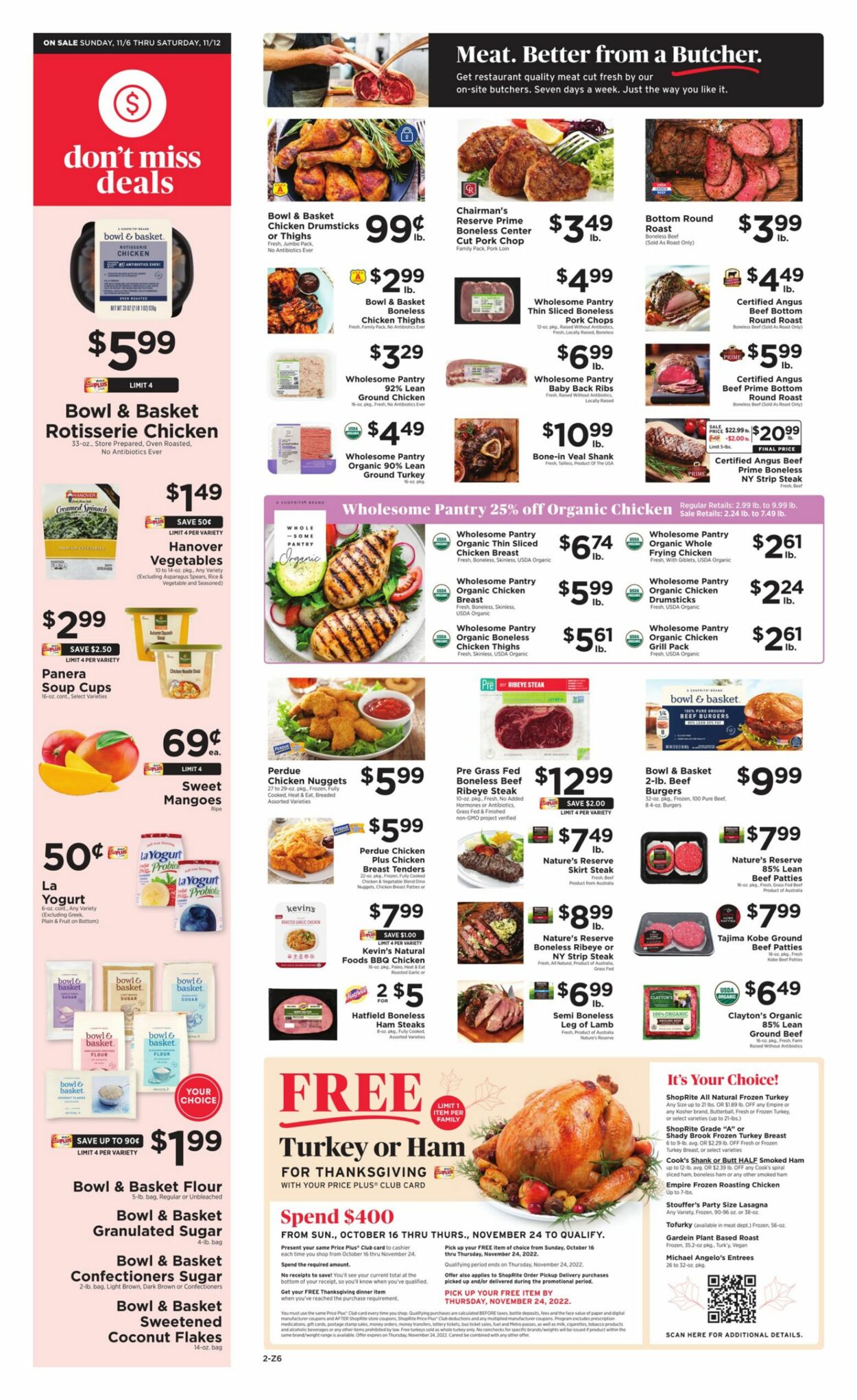 ShopRite Weekly Ad Circular - valid 11/06-11/12/2022 (Page 2)
